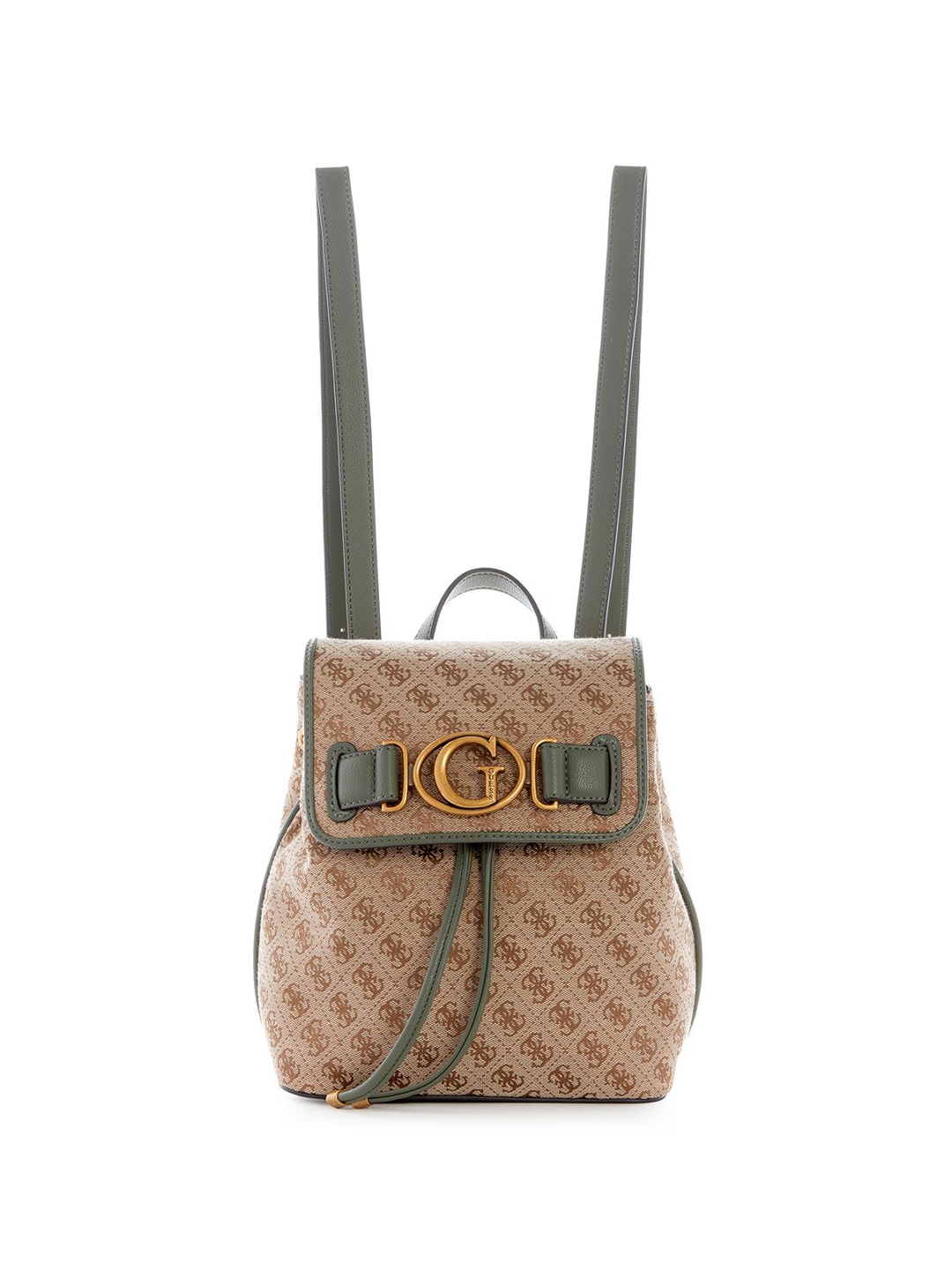 

GUESS Women Brand Logo Aviana Backpack, Brown