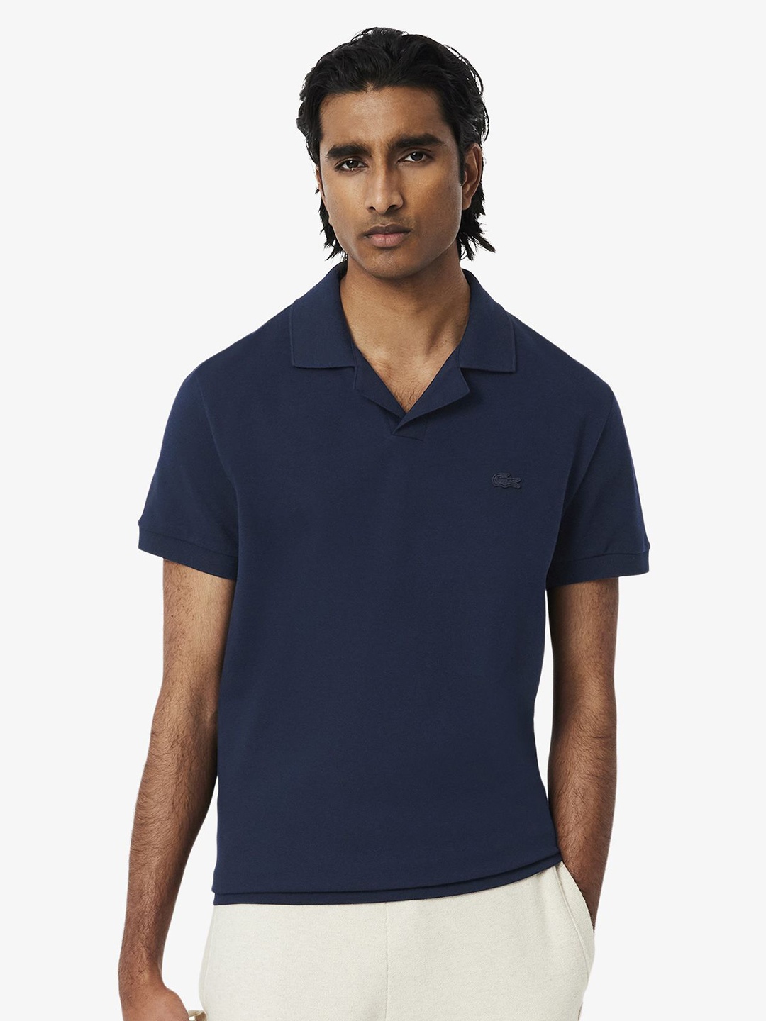 

Lacoste Men Polo Collar Pockets T-shirt, Navy blue