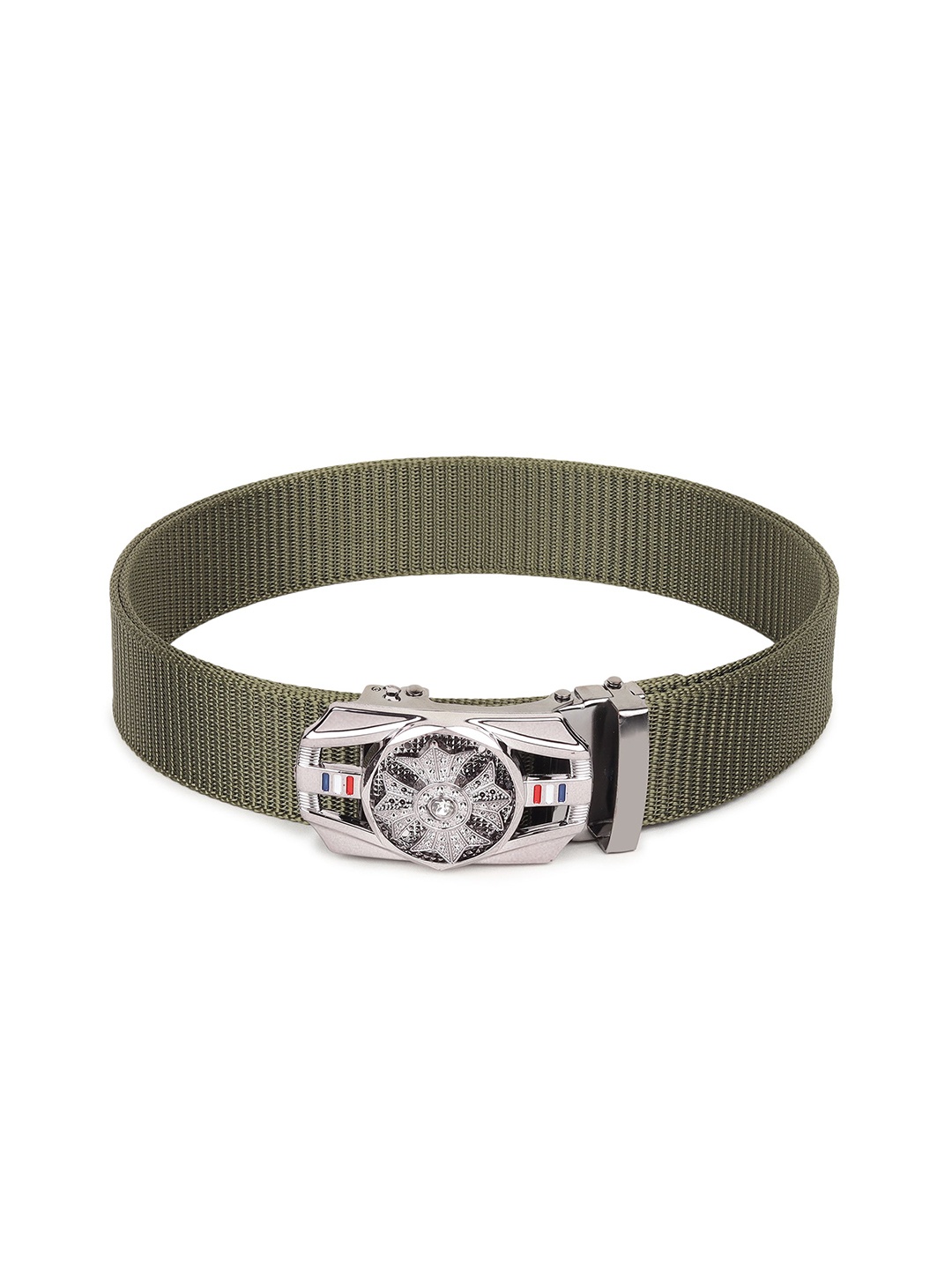 

Metronaut Men Textured Belt, Green