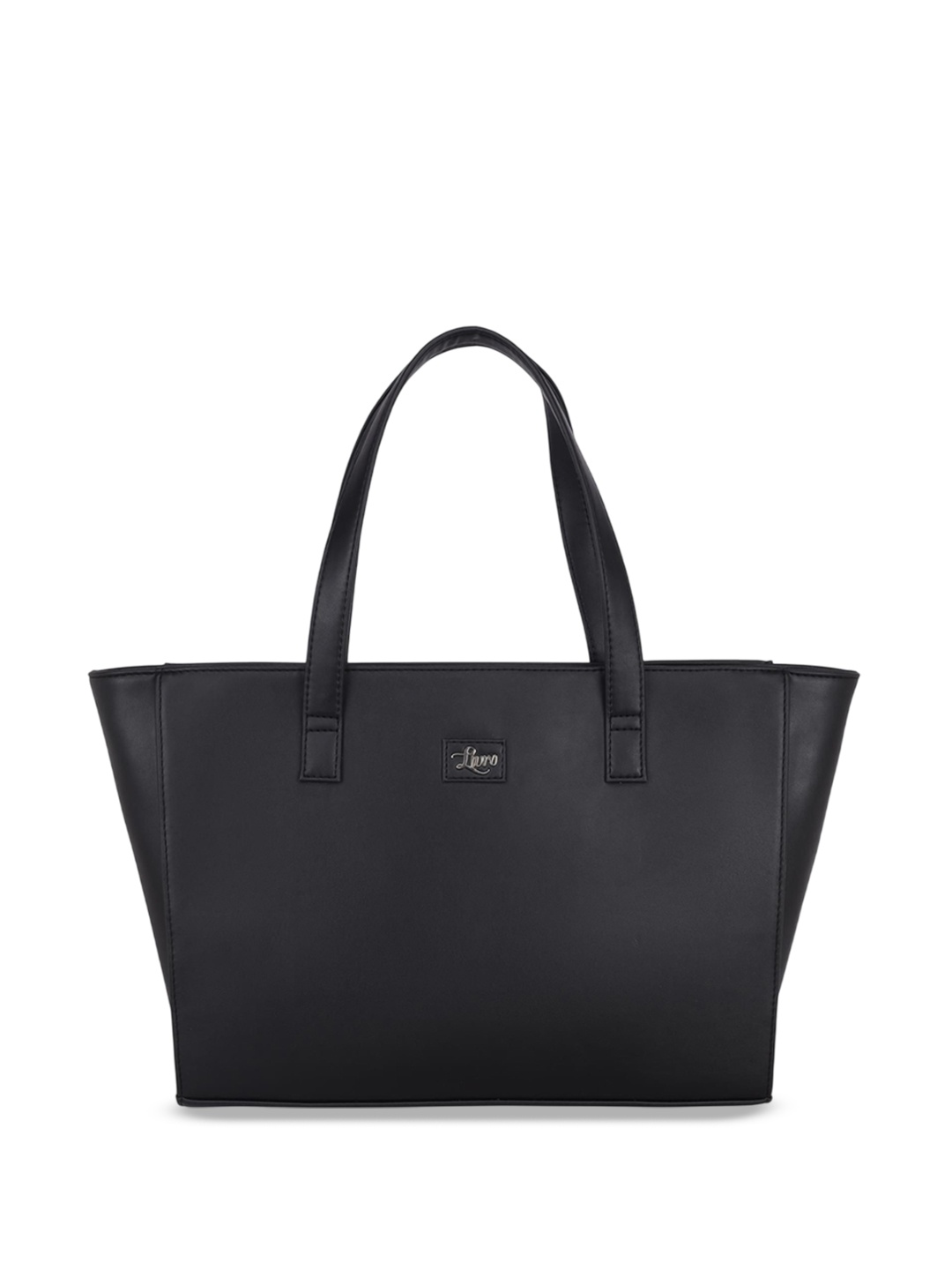 

LIVRO Floral Structured Tote Bag, Black