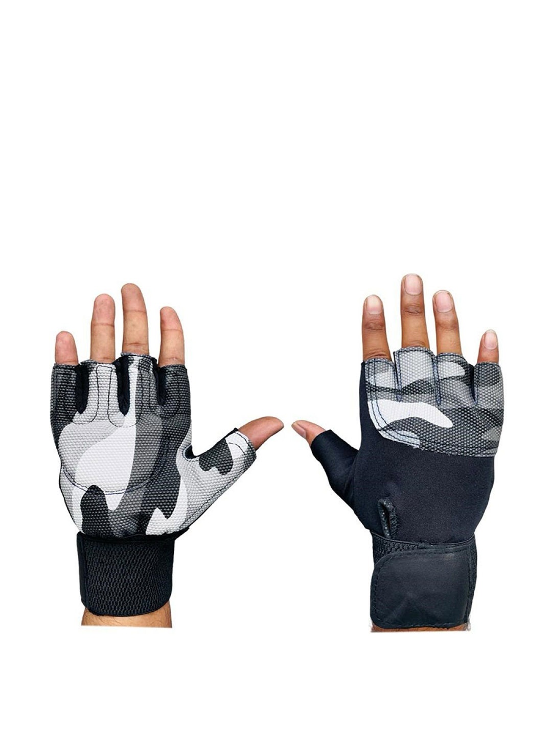 

Body Smith Unisex Patterned Gloves, Grey