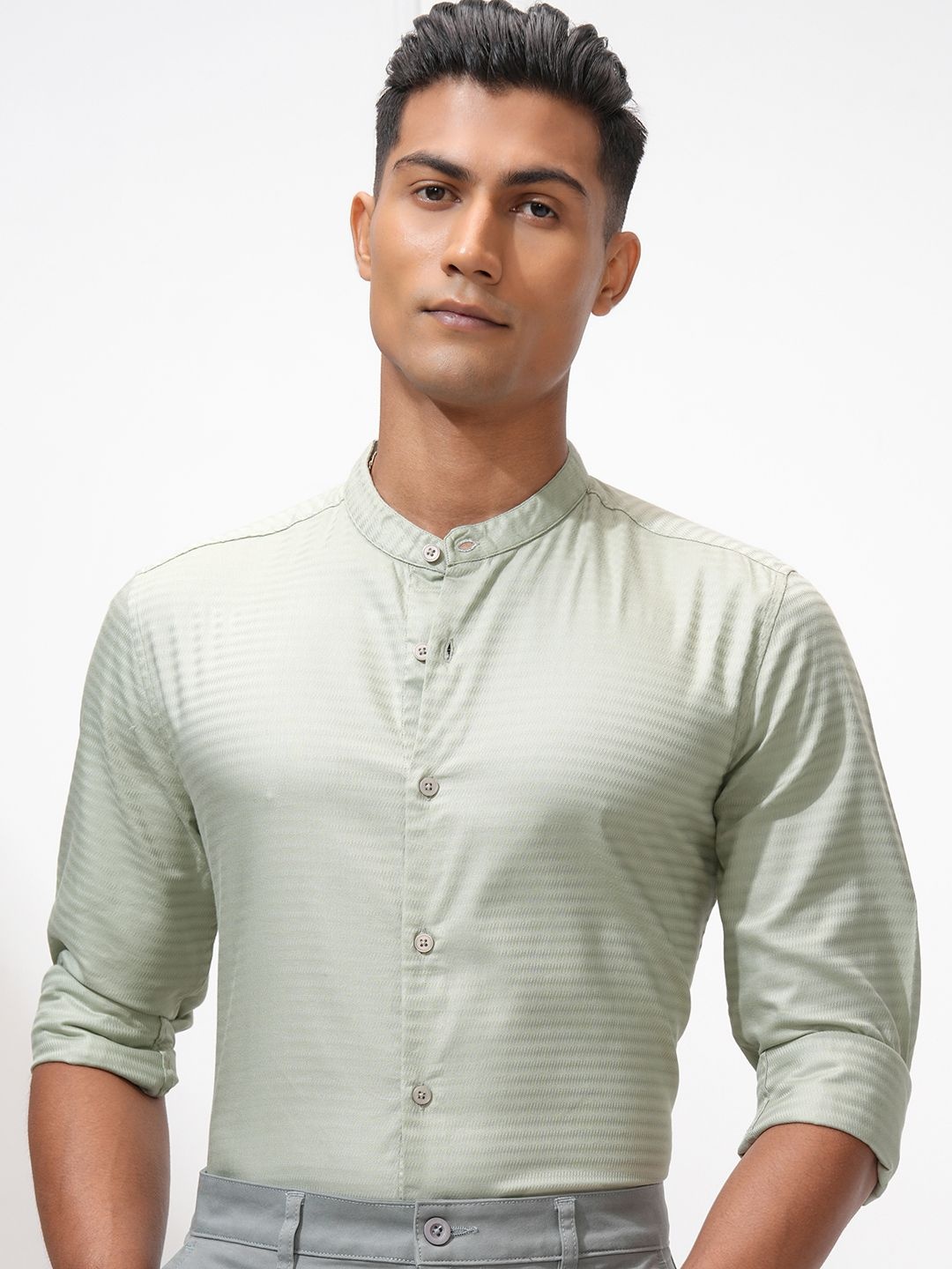 

HIGHLANDER Men Opaque Casual Shirt, Green