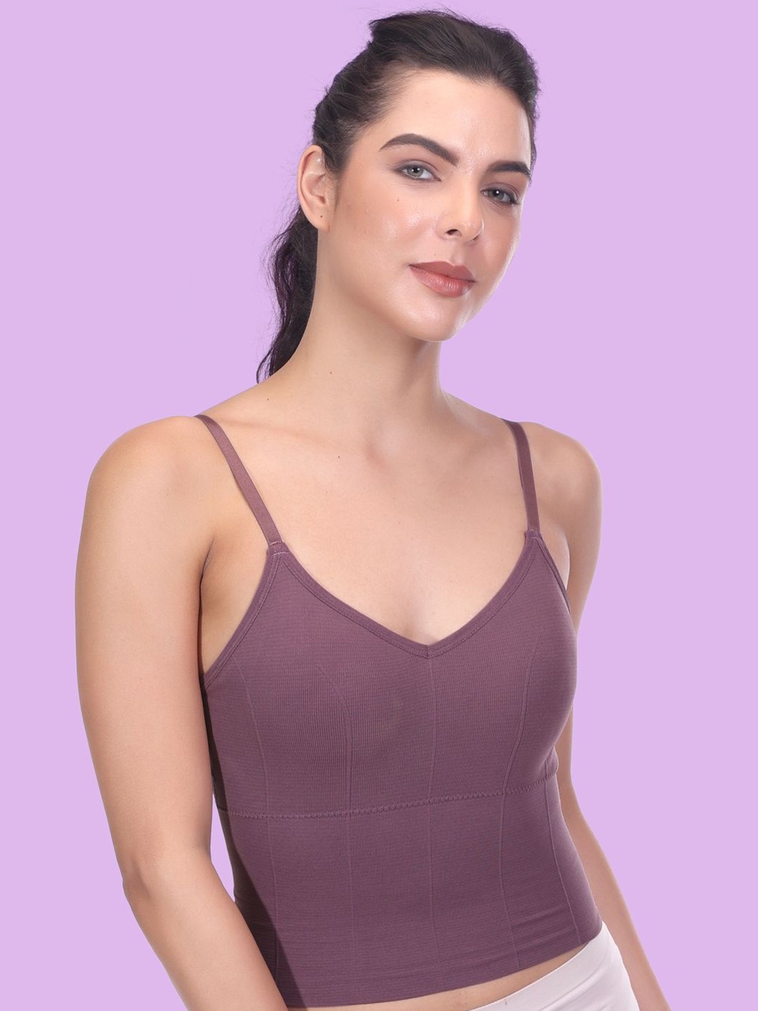 

Amour Secret Women Lightly Padded Camisoles, Mauve