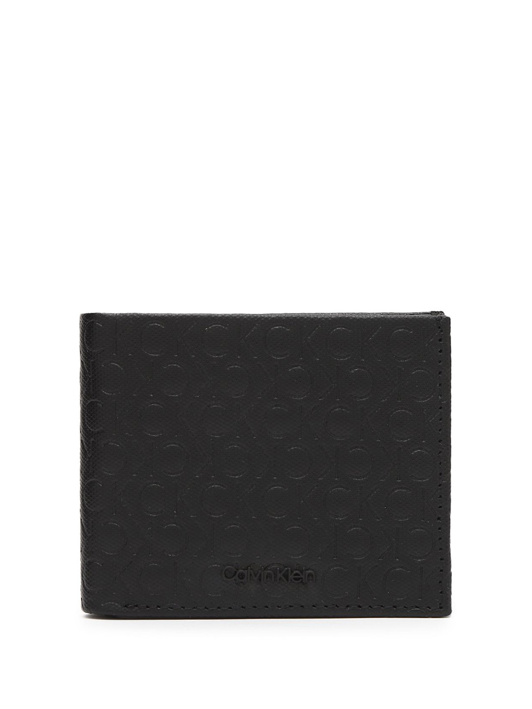 

Calvin Klein Men Leather Card Holder, Black