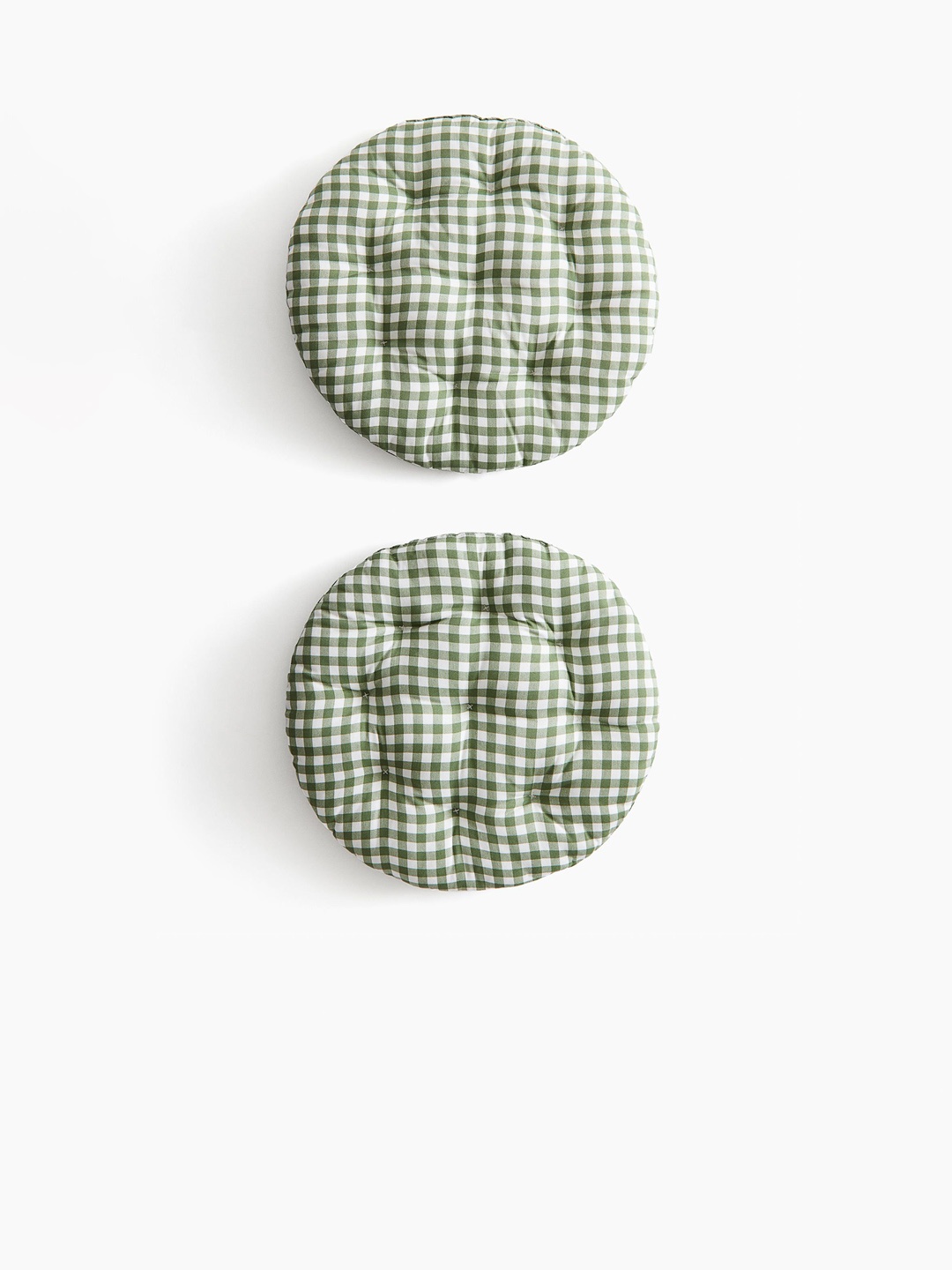 

H&M 2-Pack Round Seat Cushions, Green