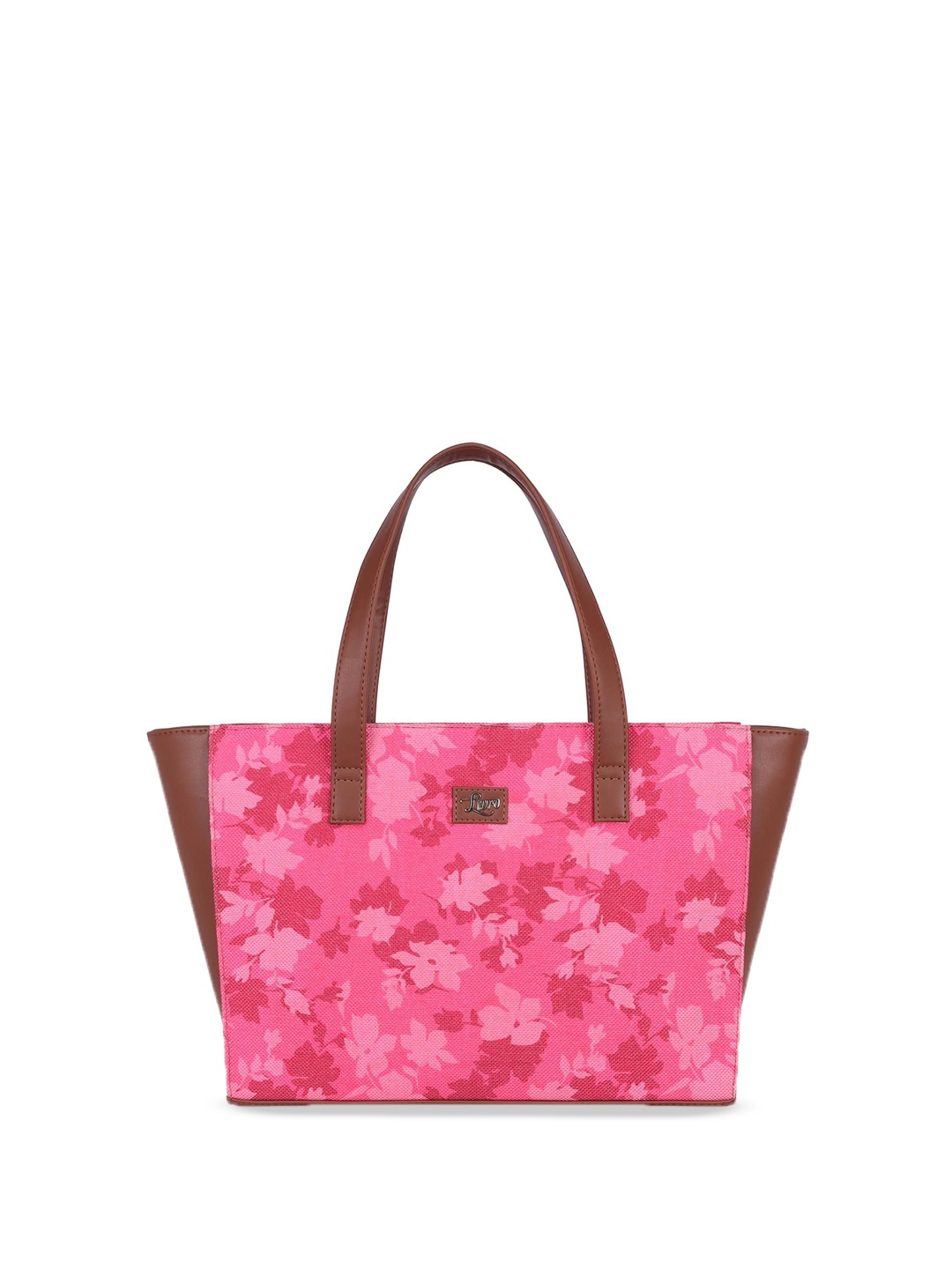 

LIVRO Floral Shopper Tote Bag, Brown