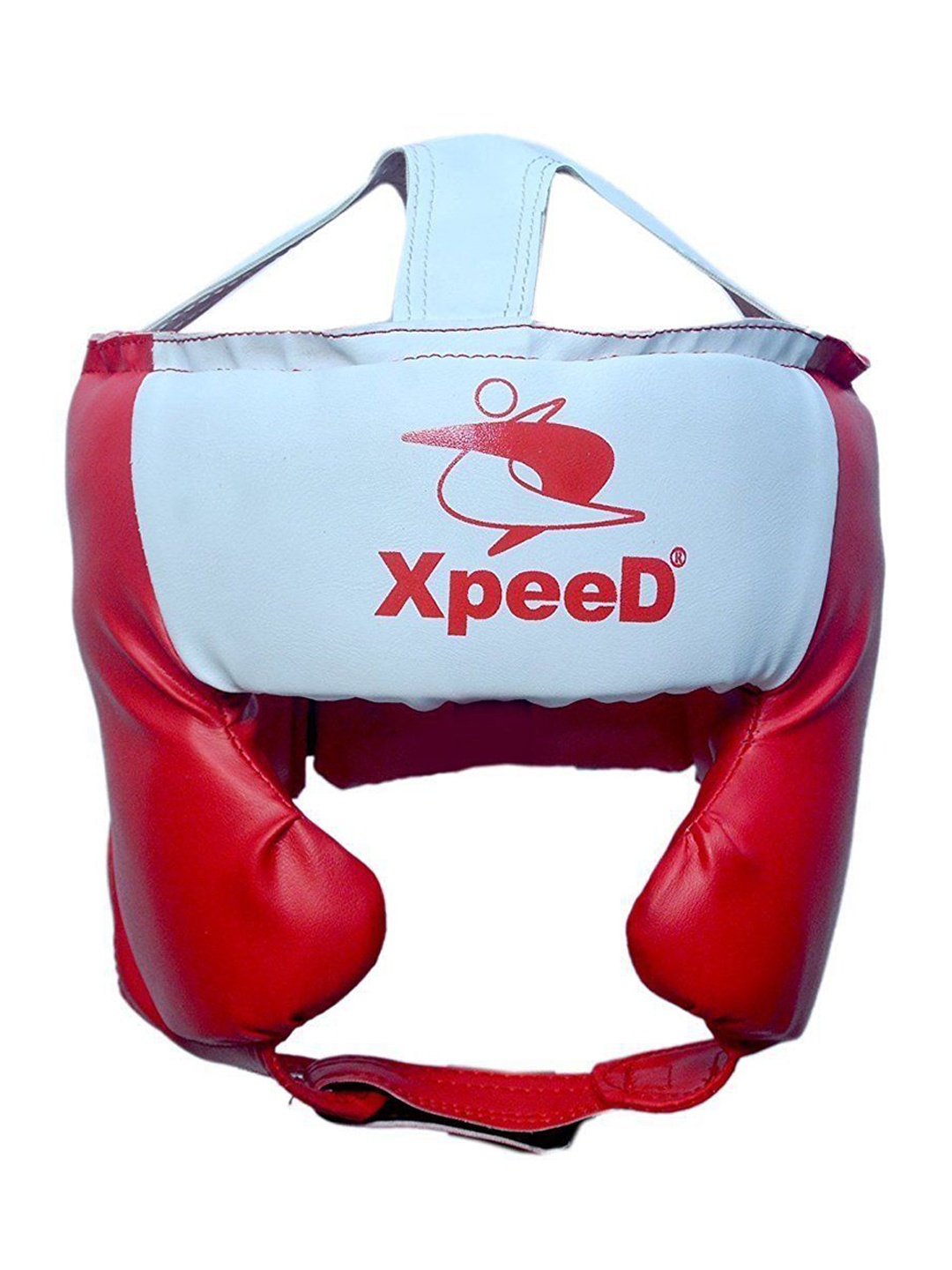 

XPEED Open Face Boxing Headguard Protector, Red