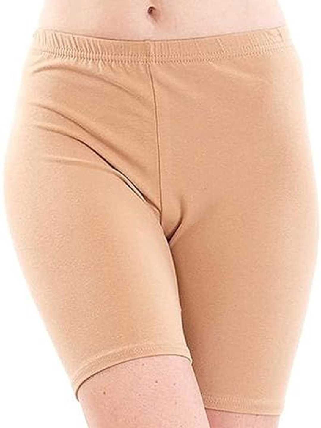 

Itsyor Kids Skinny Fit Cycling Cotton Regular Shorts, Beige