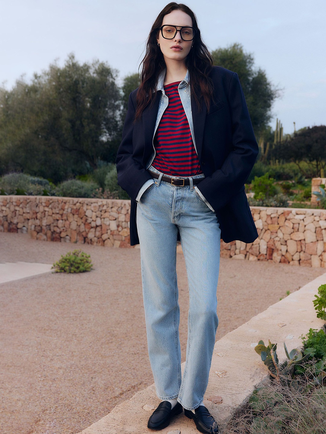 

H&M Straight Jeans, Blue