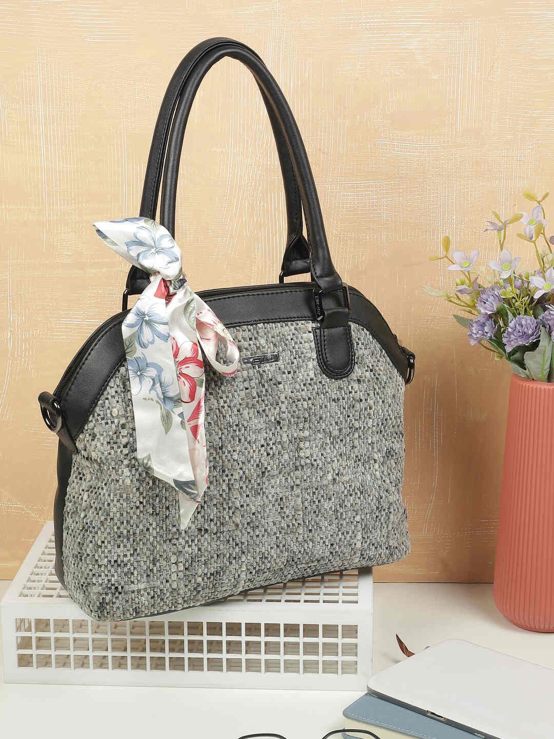 

Metro PU Shopper Shoulder Bag with Bow Detail, Black