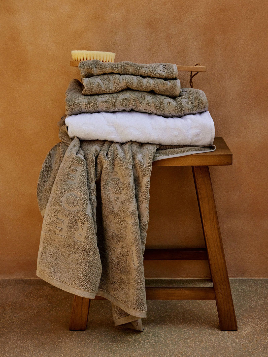 

H&M Cotton Terry Bath Towel, Grey
