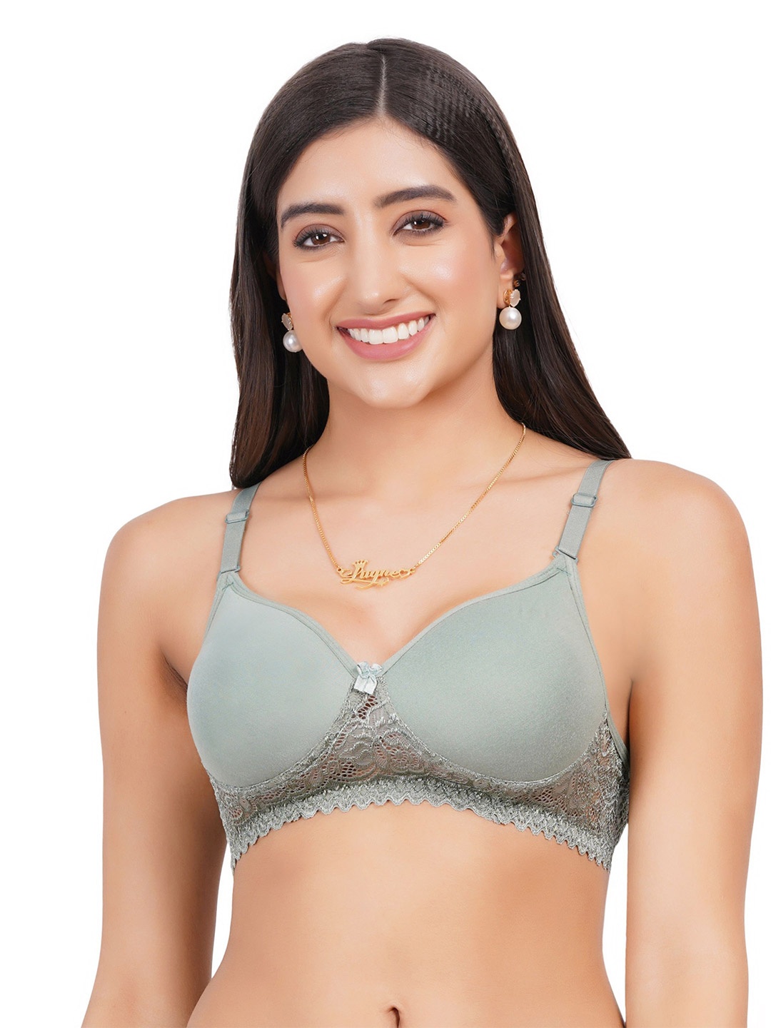 

Liigne Bra Full Coverage Lightly Padded, Green
