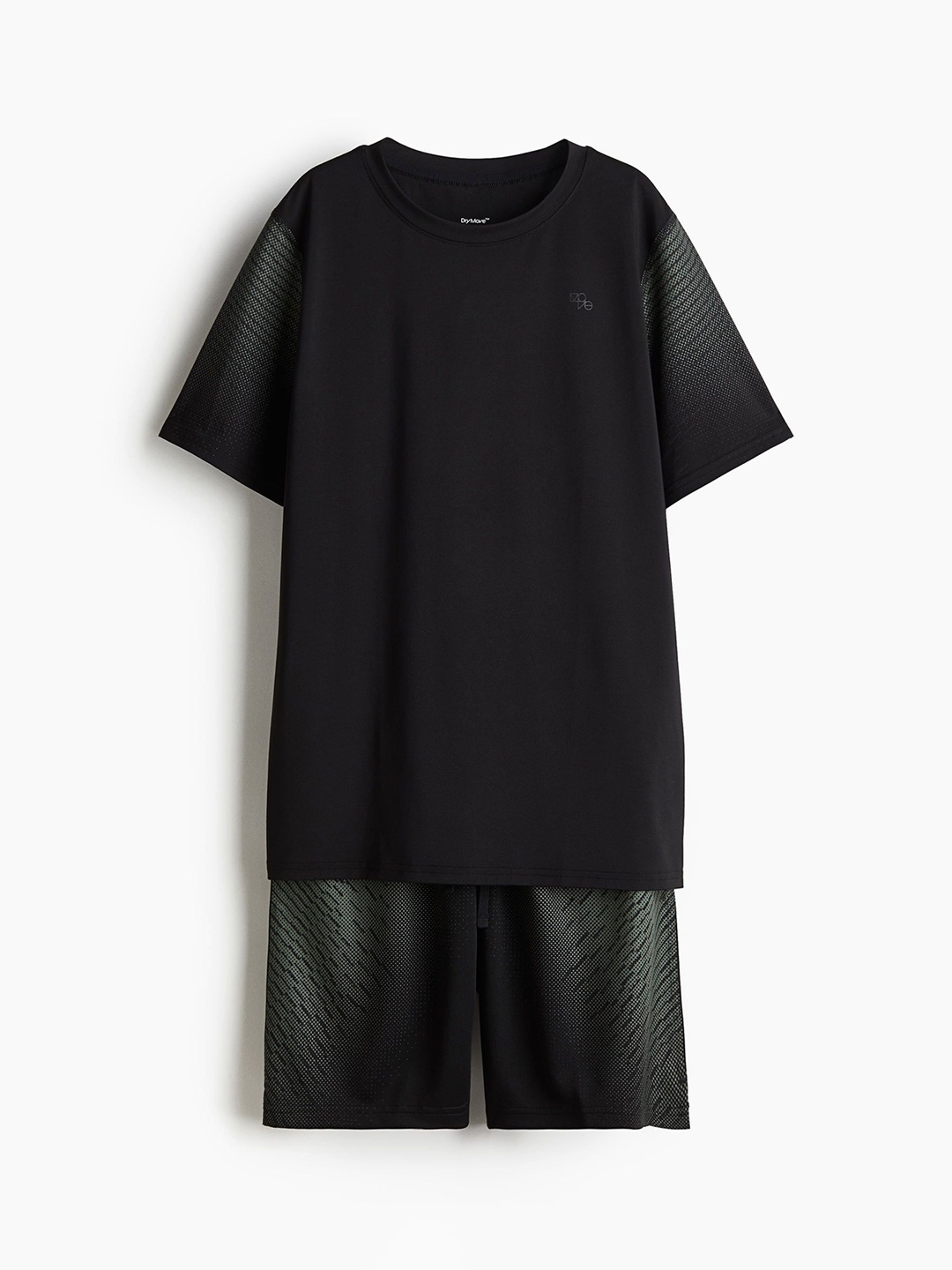 

H&M 2-Piece Sports Set In DryMove, Black