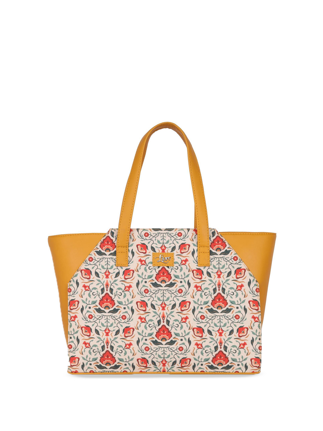 

LIVRO Floral Bucket Tote Bag, Yellow