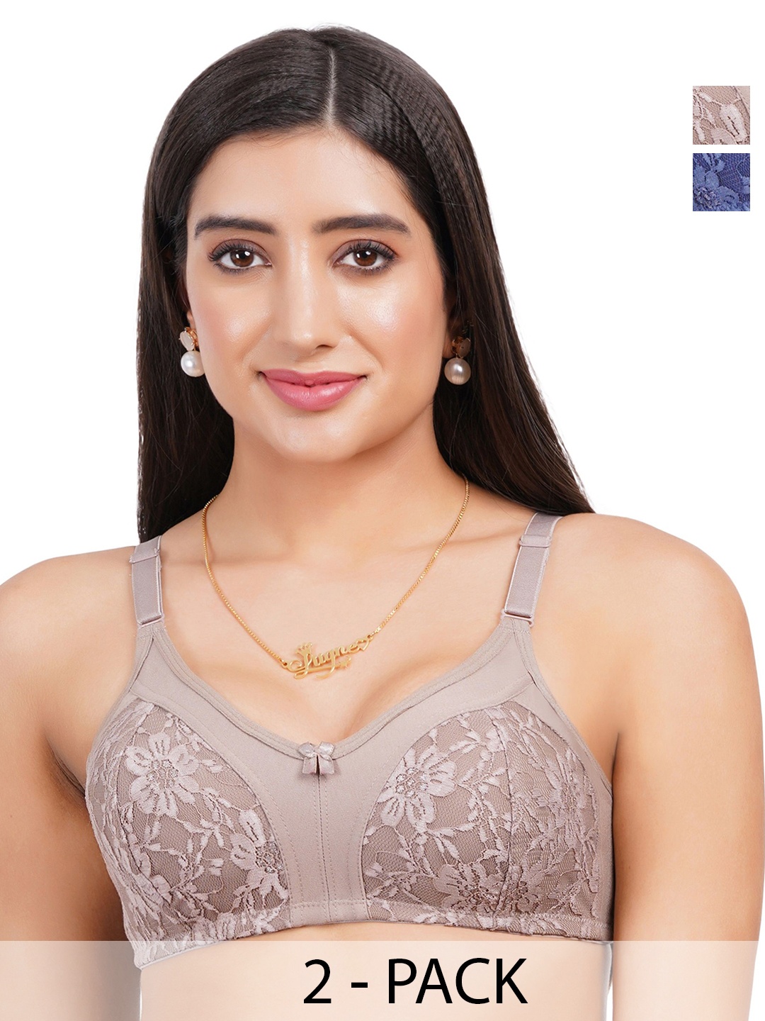 

Liigne Bra Full Coverage, Blue