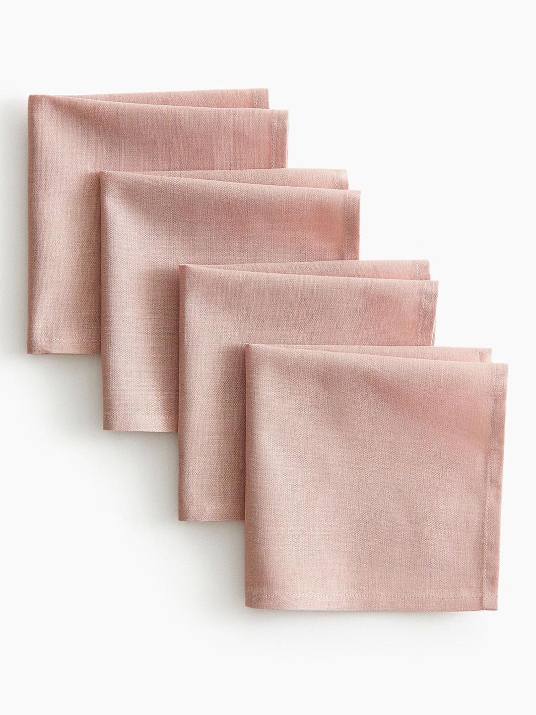 

H&M 4-Pack Cotton Napkins, Pink