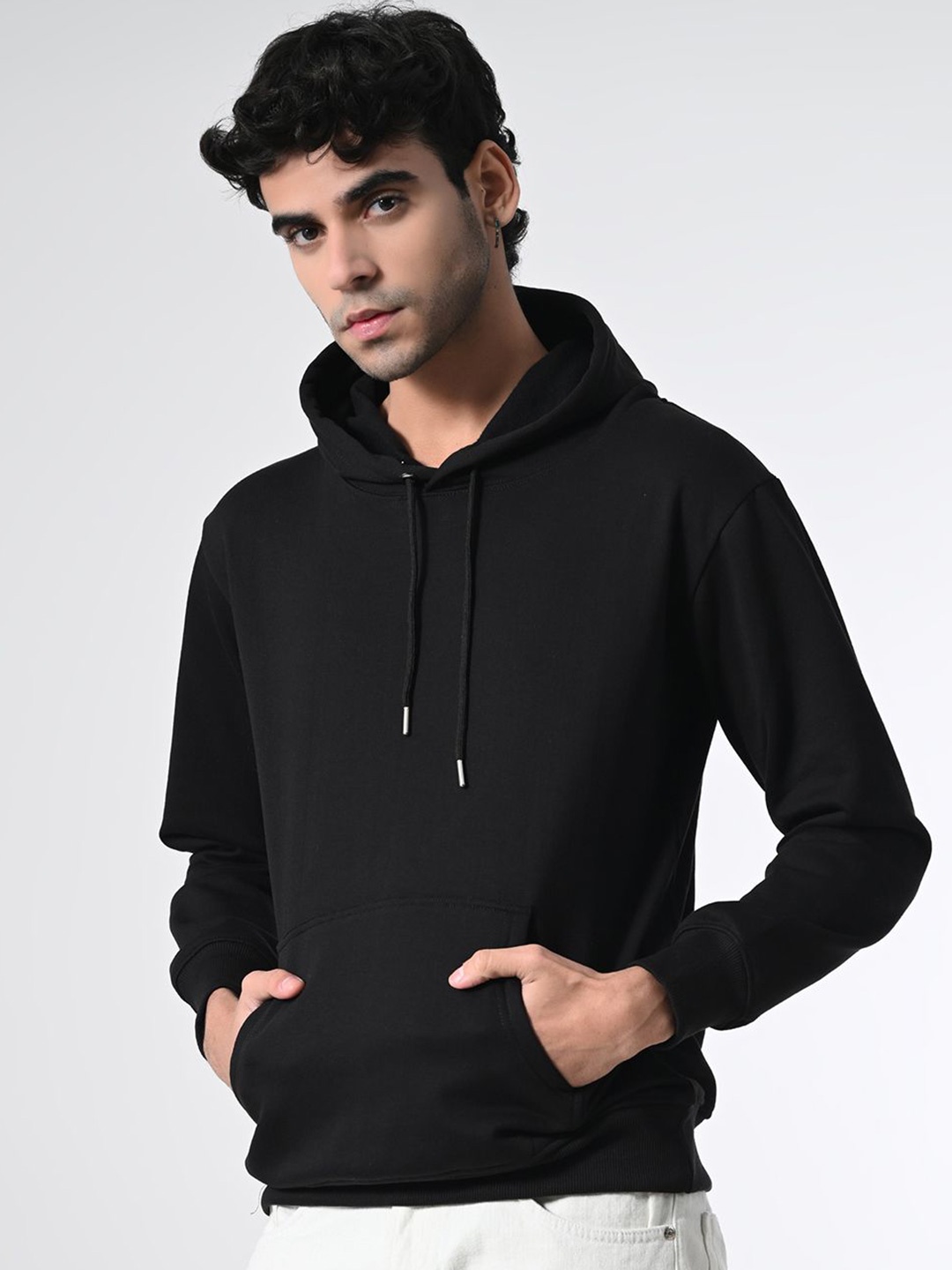 

OWL MINK Men Hooded Sweatshirt, Black