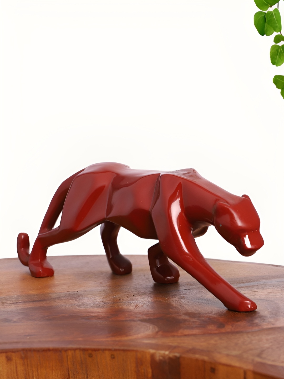 

INTERNATIONAL GIFT Animal Showpiece Red Panther Statue Animal Figurine Showpiece