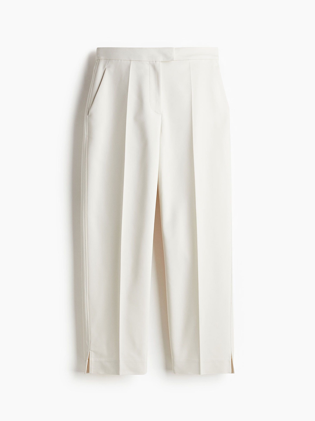 

H&M Women Tailored Cigarette Trousers, Beige