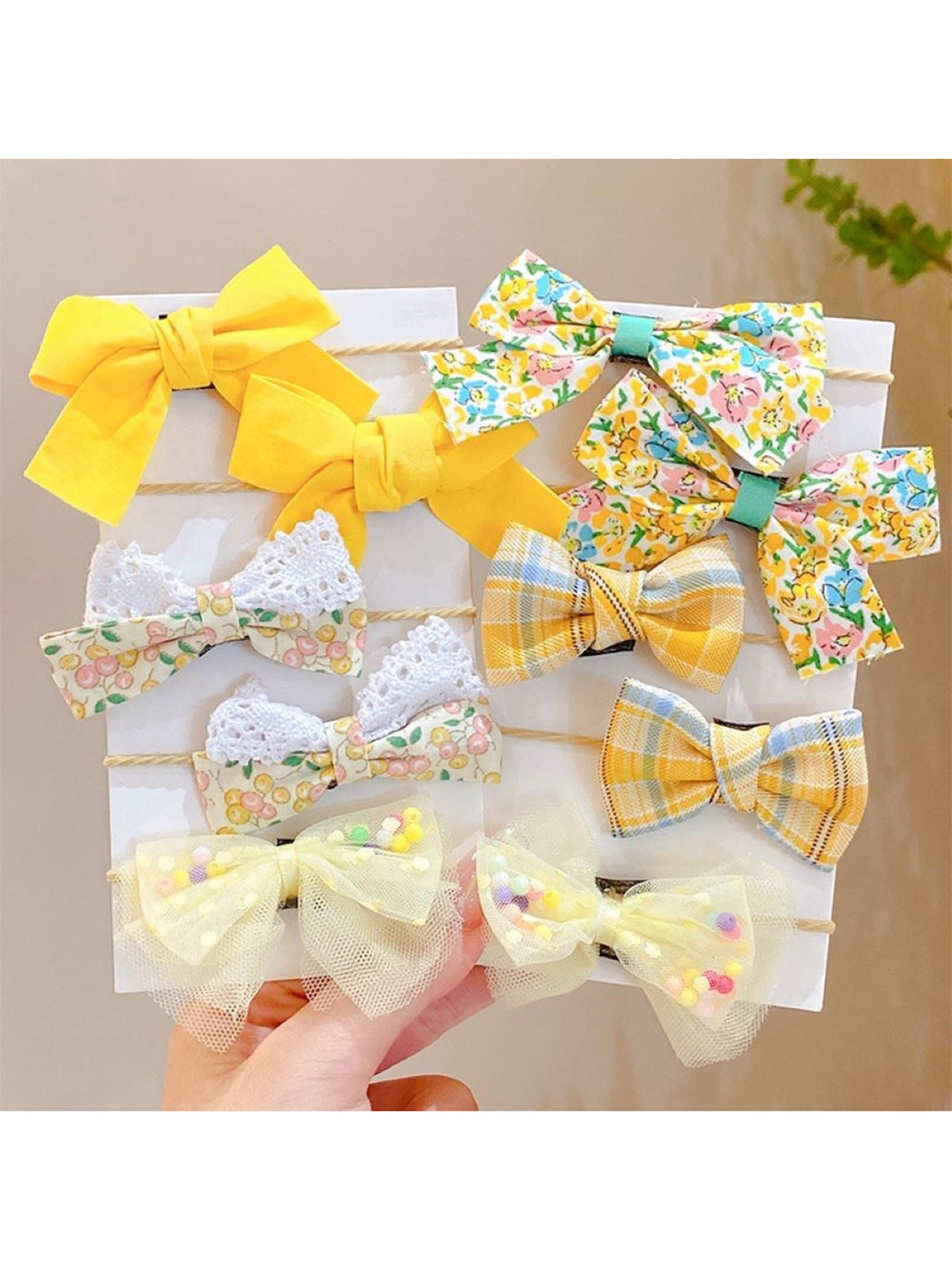 

SYGA Girls Hair Accessory Set of, Yellow