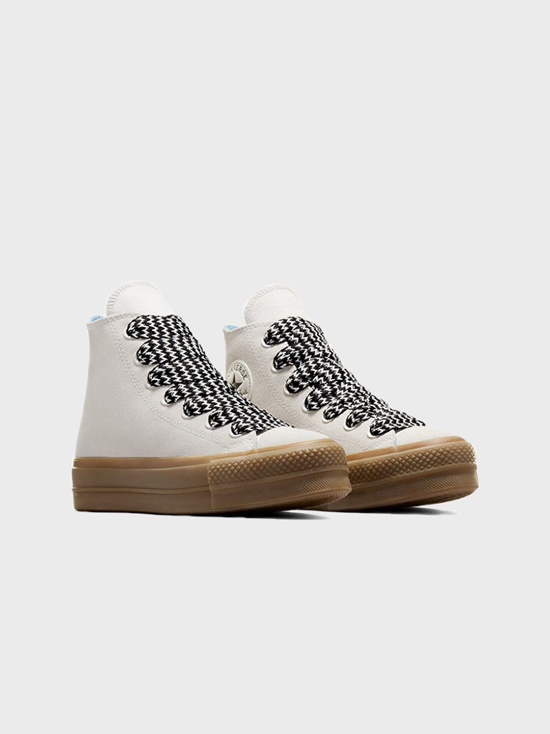 

Converse Women Suede High-Top Sneakers, Off white