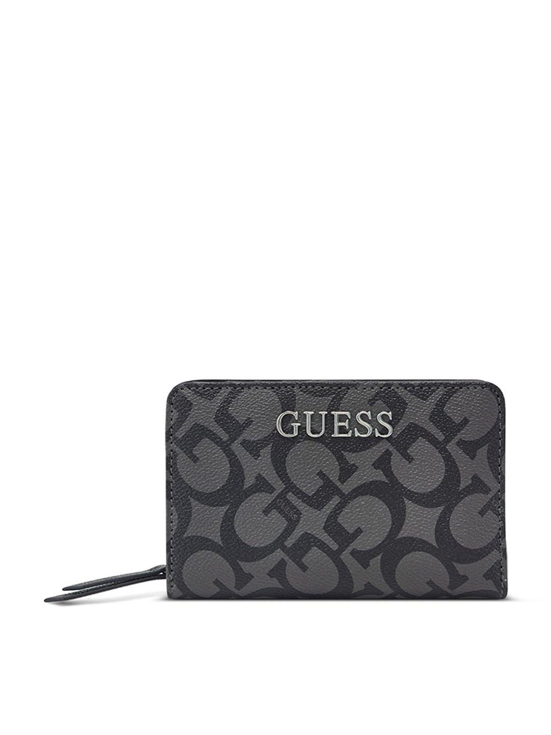 

GUESS Women Printed Two Fold Wallet, Charcoal