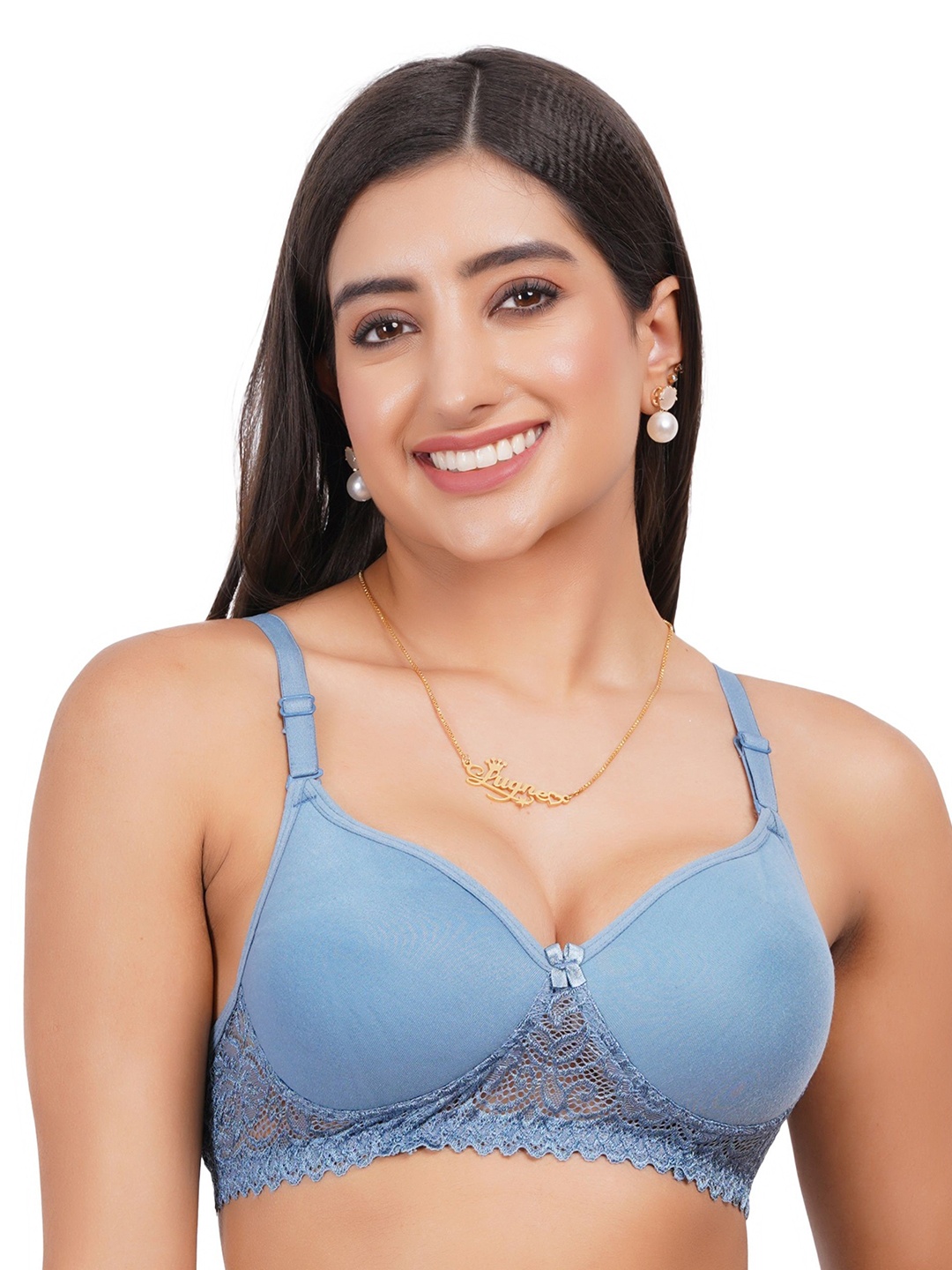

Liigne Bra Full Coverage Lightly Padded, Blue