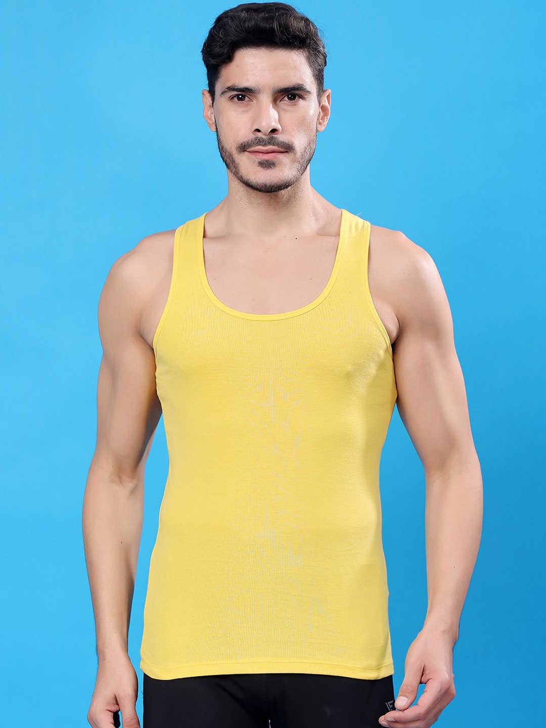 

FBAR Bio-Wash Pure Cotton Innerwear Vest 160125FBR-06, Yellow