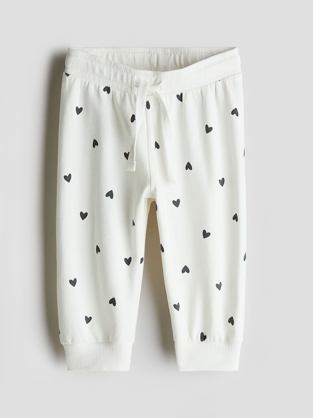 

H&M Boys Cotton Sweatpants, White