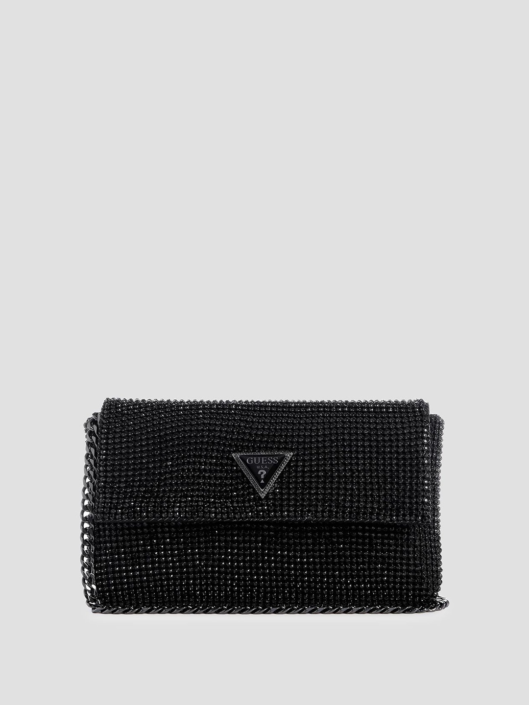 

GUESS Embellished Purse Clutch, Black
