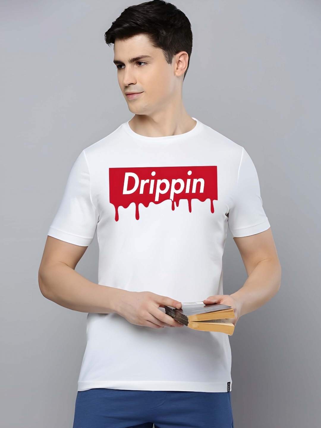 

Moda Rapido Men T-shirt, White