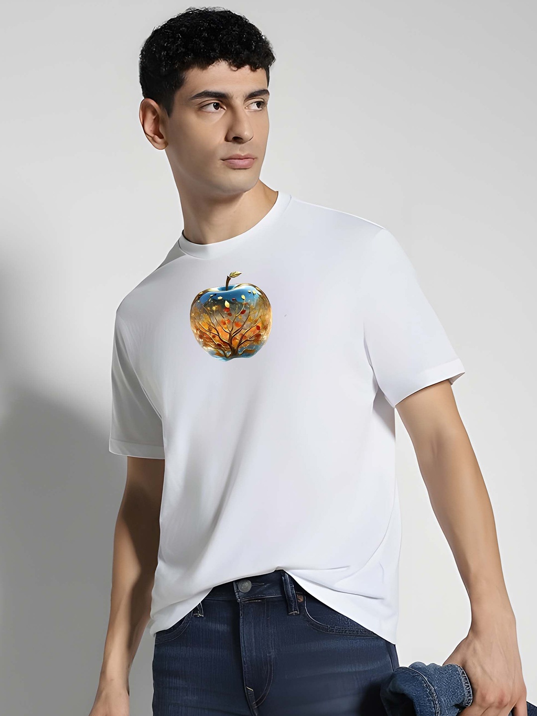 

Moda Rapido Men T-shirt, White