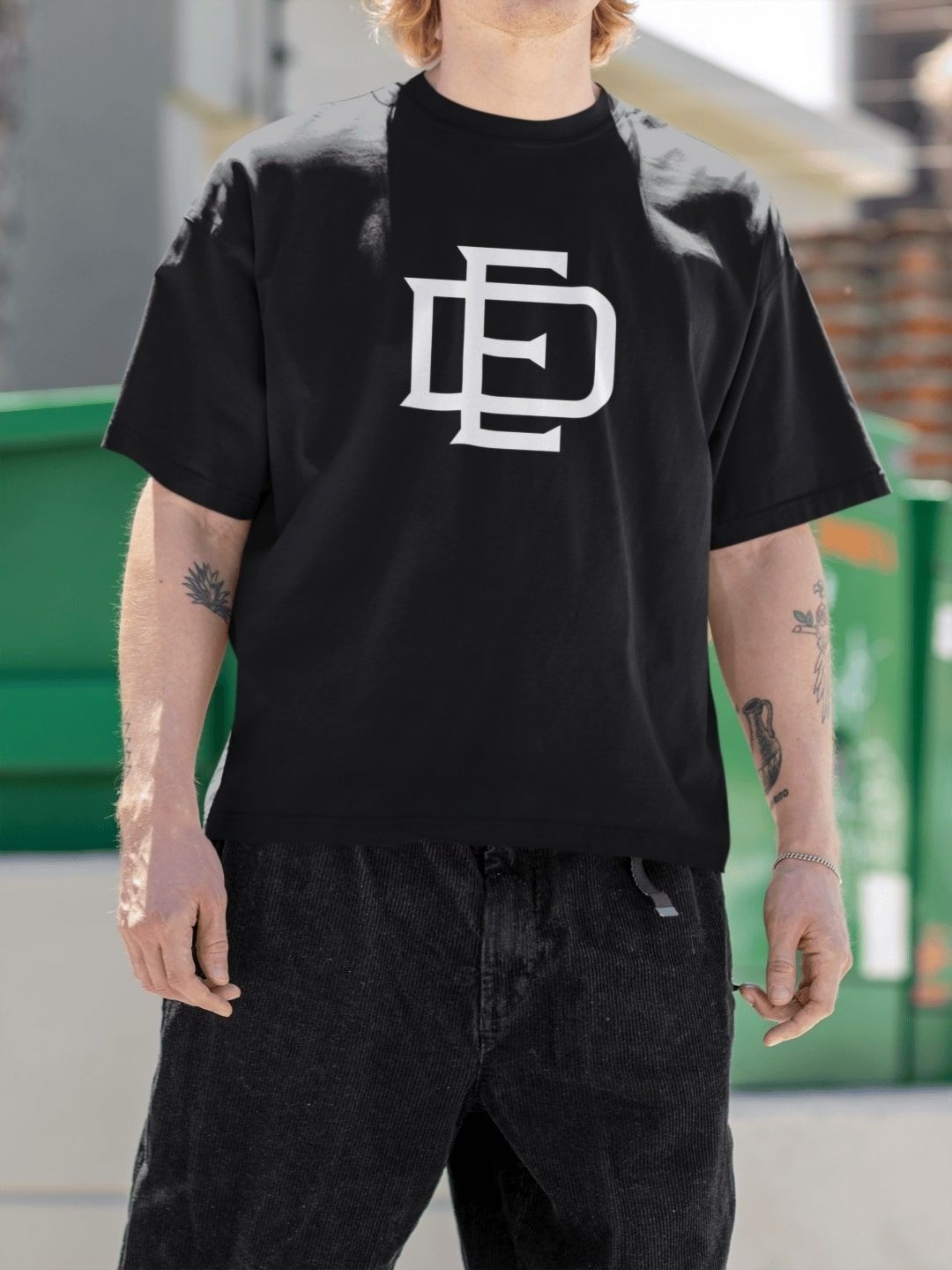 

Edyssa Men Printed T-shirt, Black