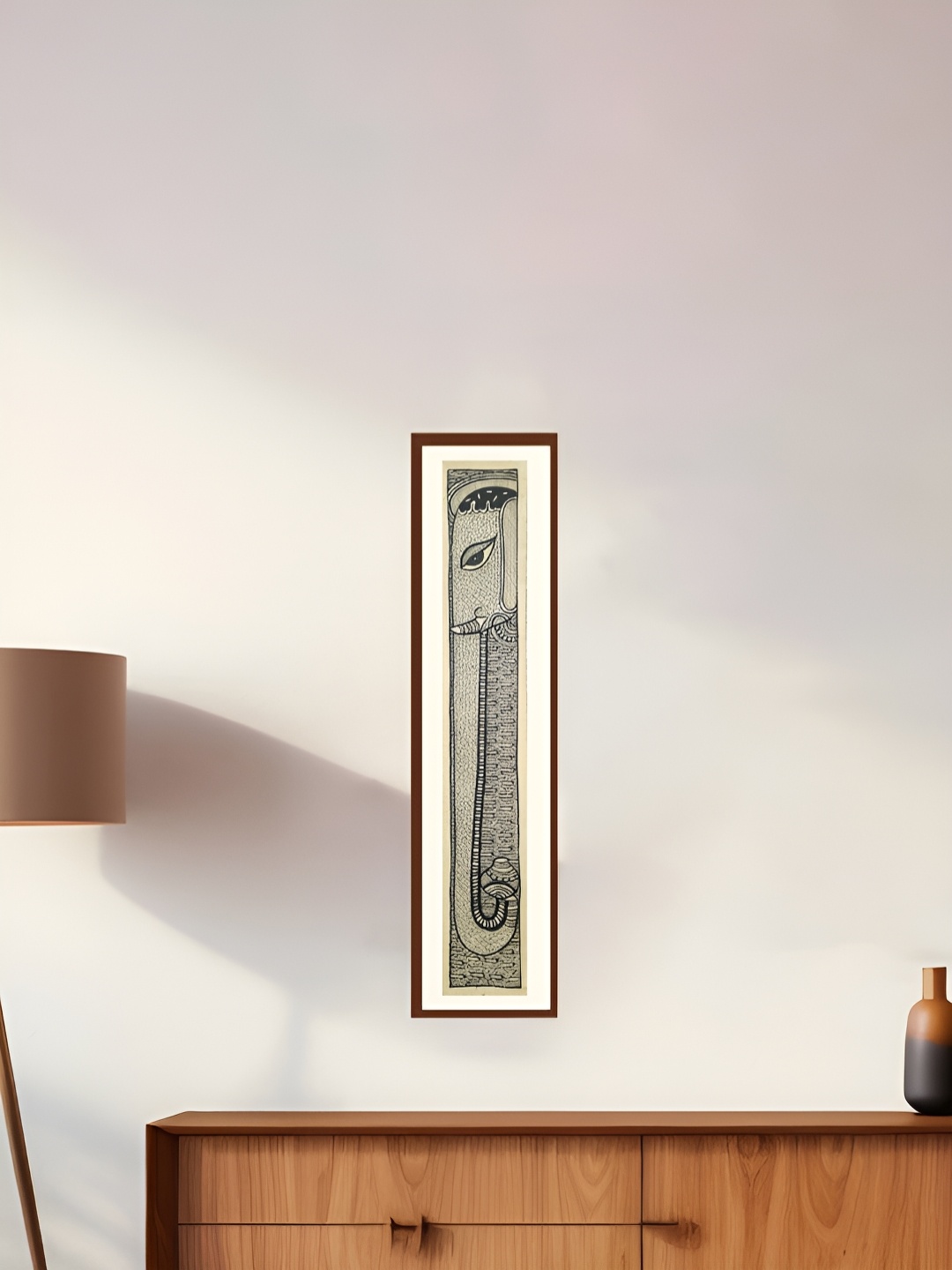

DESIGN GAATHA White & Black 1 Piece Paper Other Wall Paintings