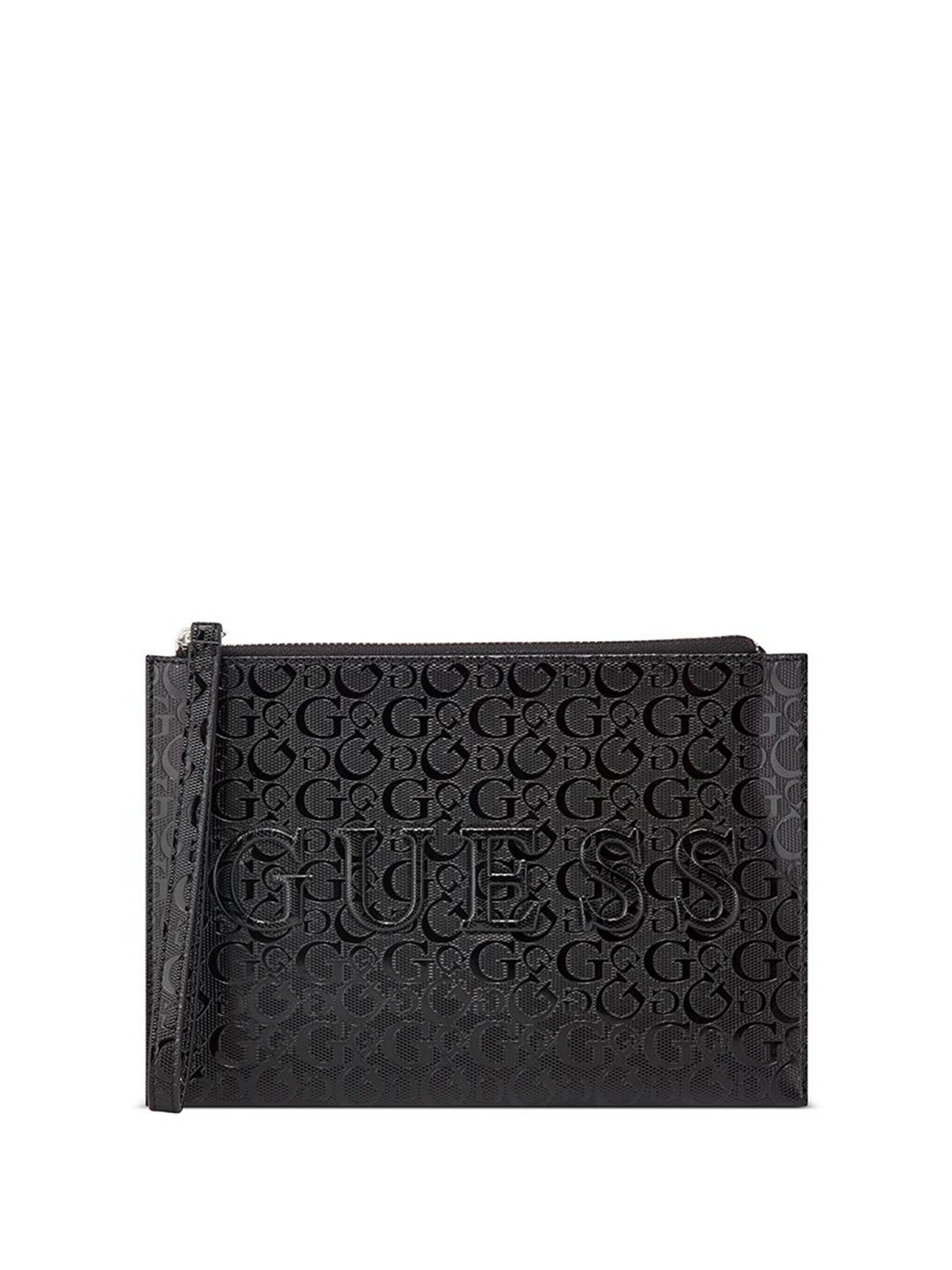 

GUESS Women Printed Money Clip, Black