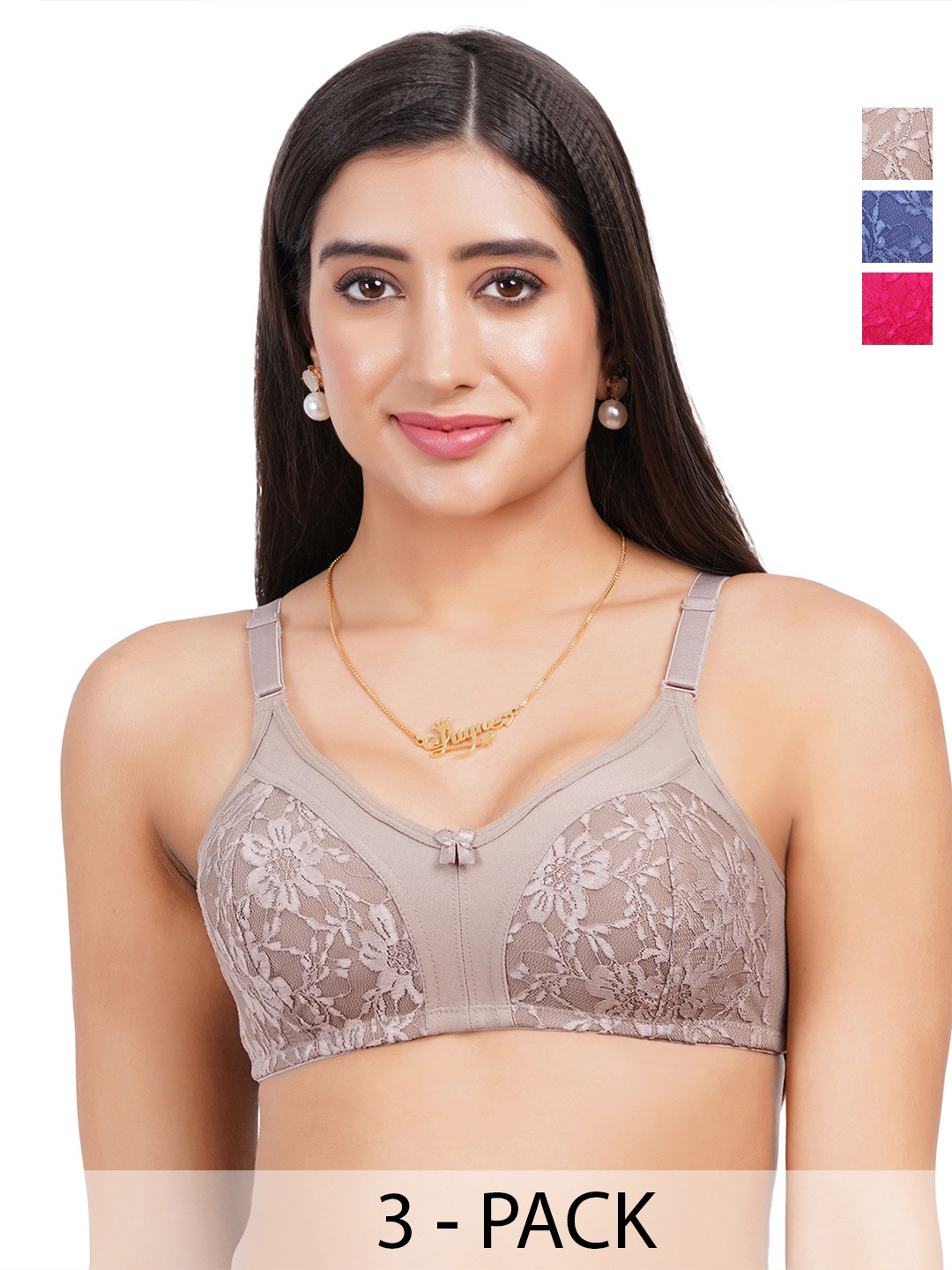 

Liigne Bra Full Coverage, Brown