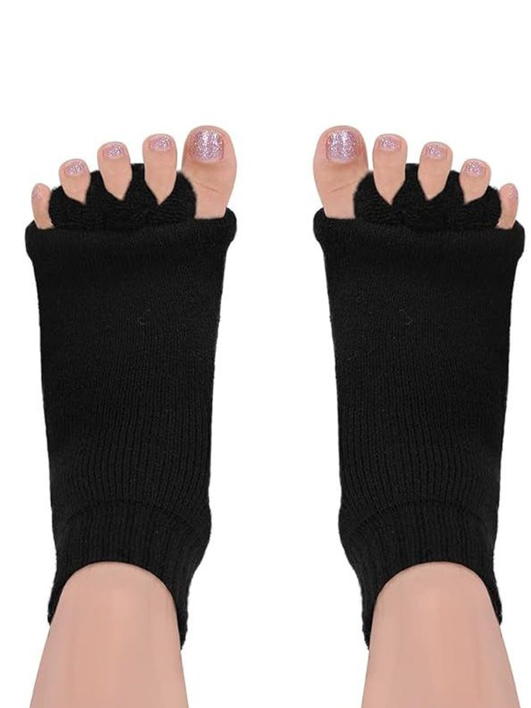 

EL REGALO Women Calf Length Socks, Black