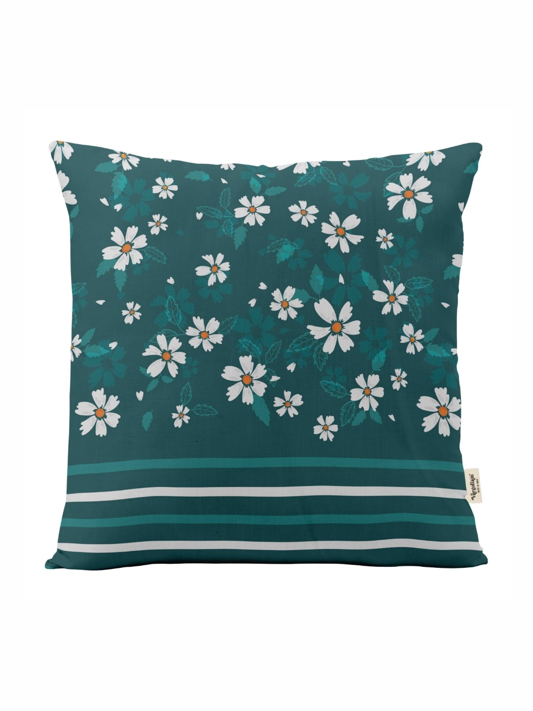 

Vargottam Blue Set of 5 Floral Square Cushion Covers