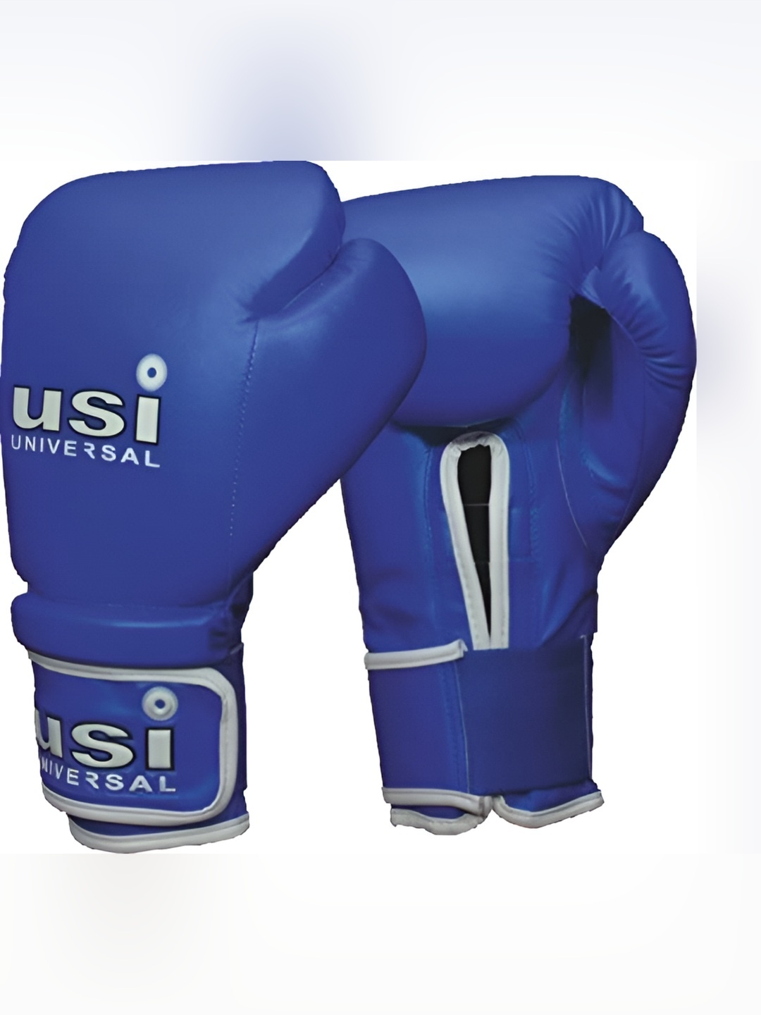 

USI UNIVERSAL THE UNBEATABLE 2-Pcs Printed Boxing Sports Gloves, Blue