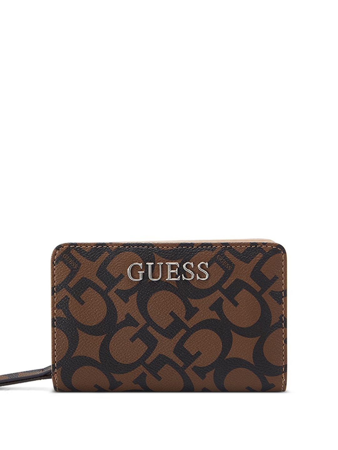 

GUESS Women Printed Two Fold Wallet, Brown