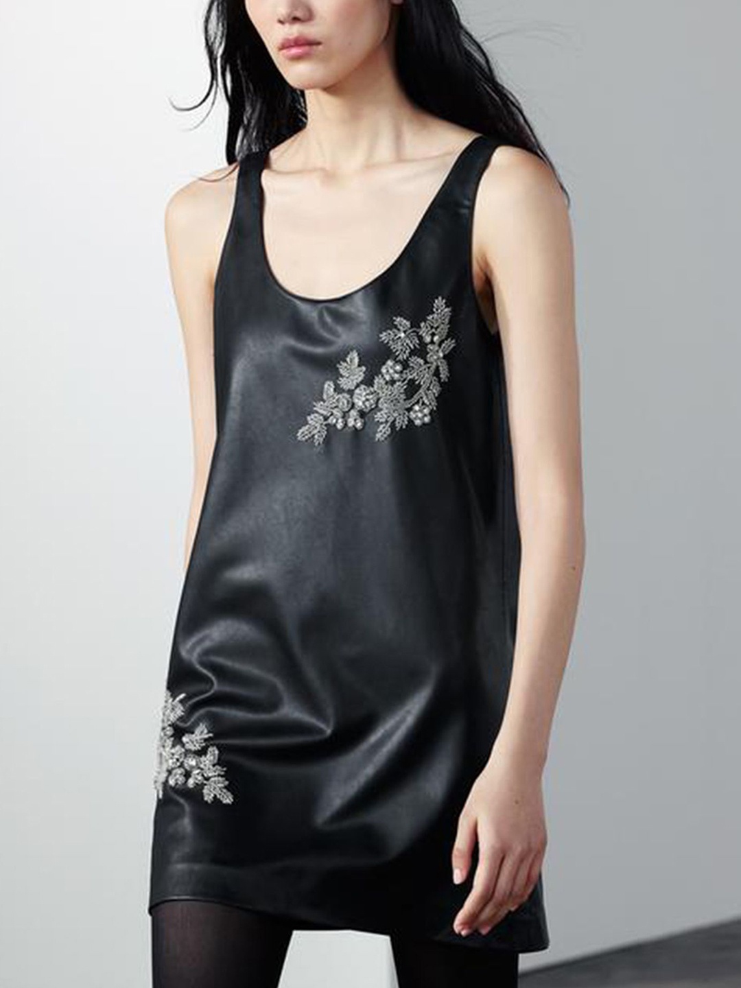 

LULU & SKY Print A-Line Dress, Black