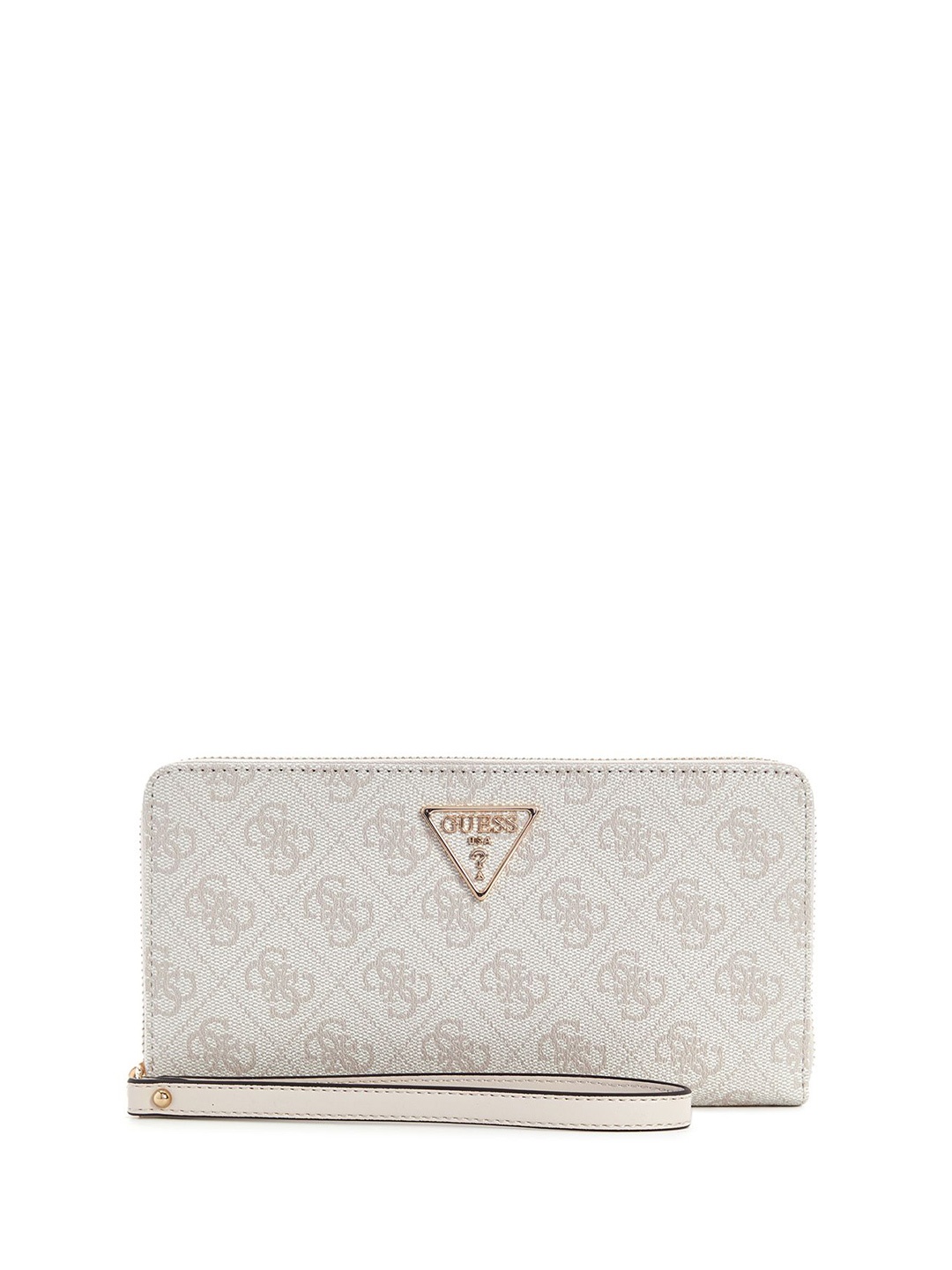 

GUESS Women Printed Zip Around Wallet, Grey