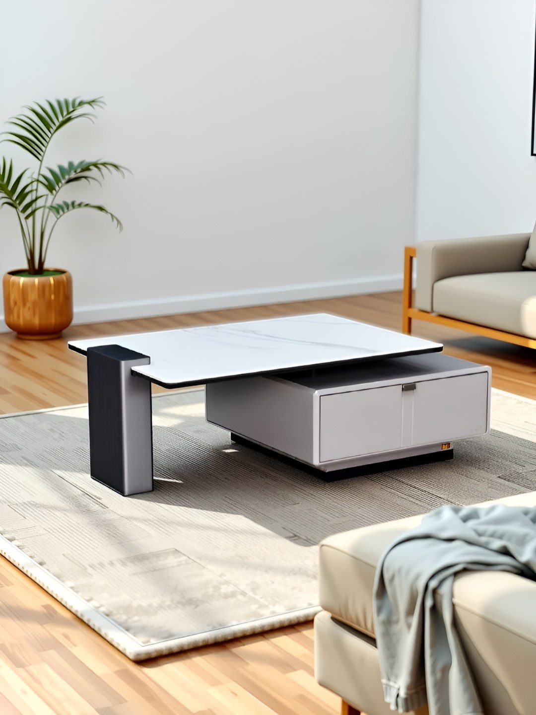 

Royaloak Reno Grey & Beige Sintered Top Coffee Table