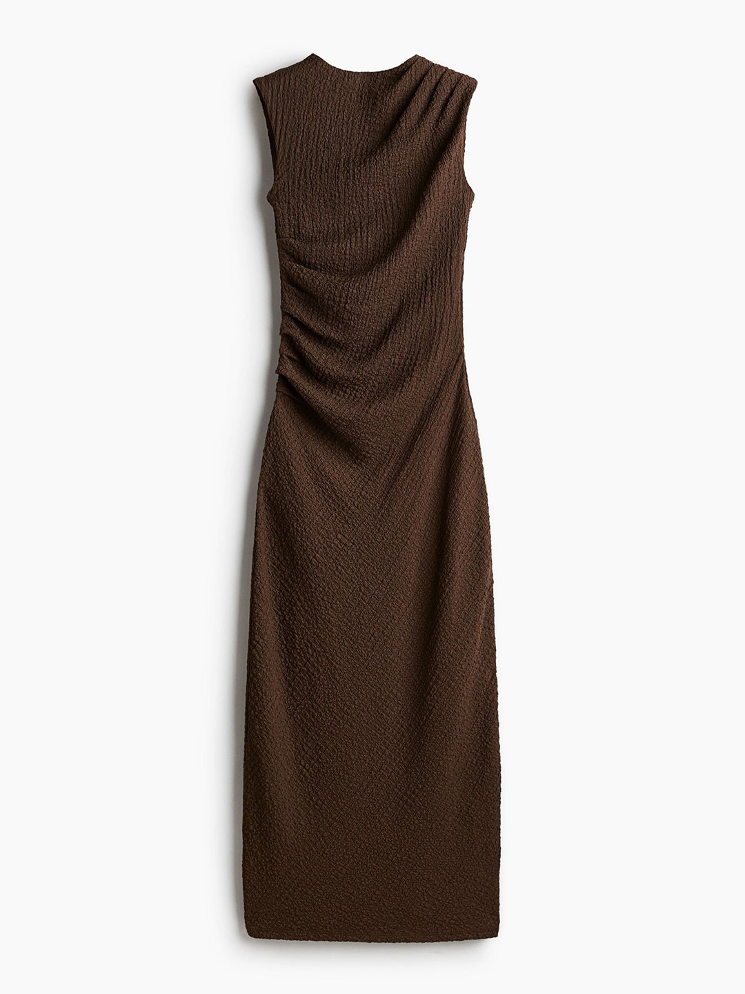 

H&M Draped Bodycon Dress, Brown