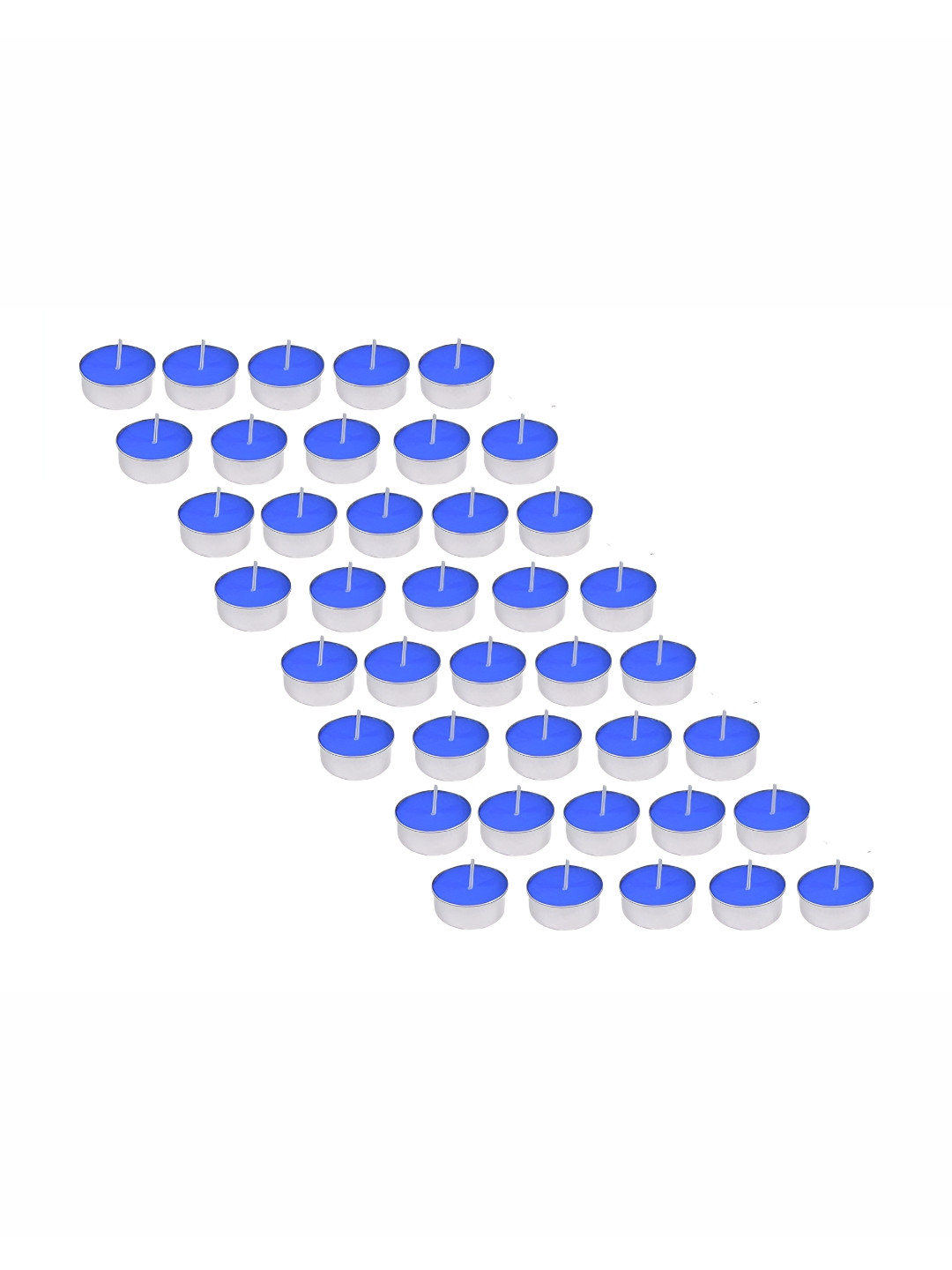 

atorakushon 40 pcs Blue Scented Tea Light Candles