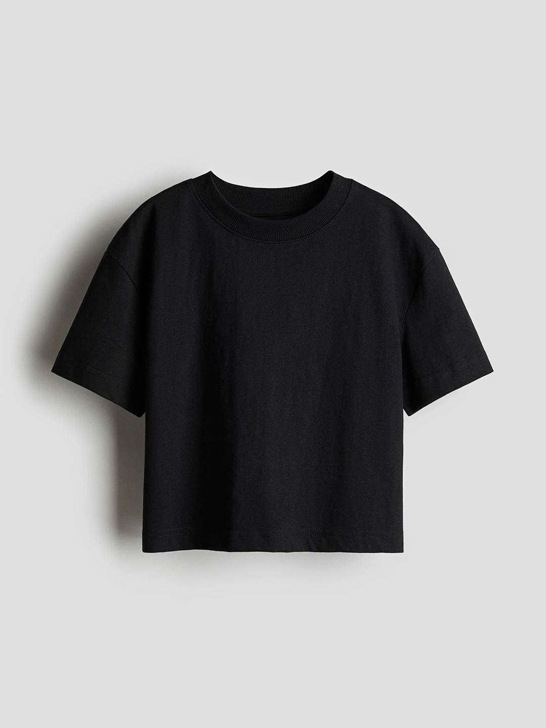 

H&M Boxy T-Shirt, Black