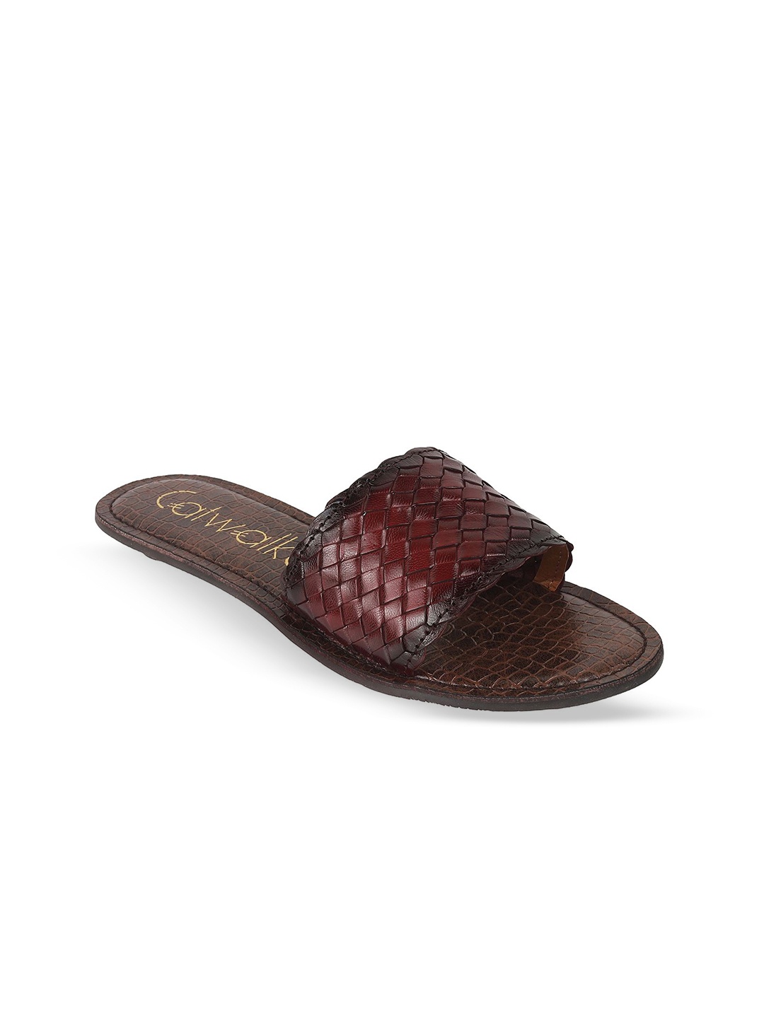 

Catwalk Women Casual Open Toe Flats, Maroon