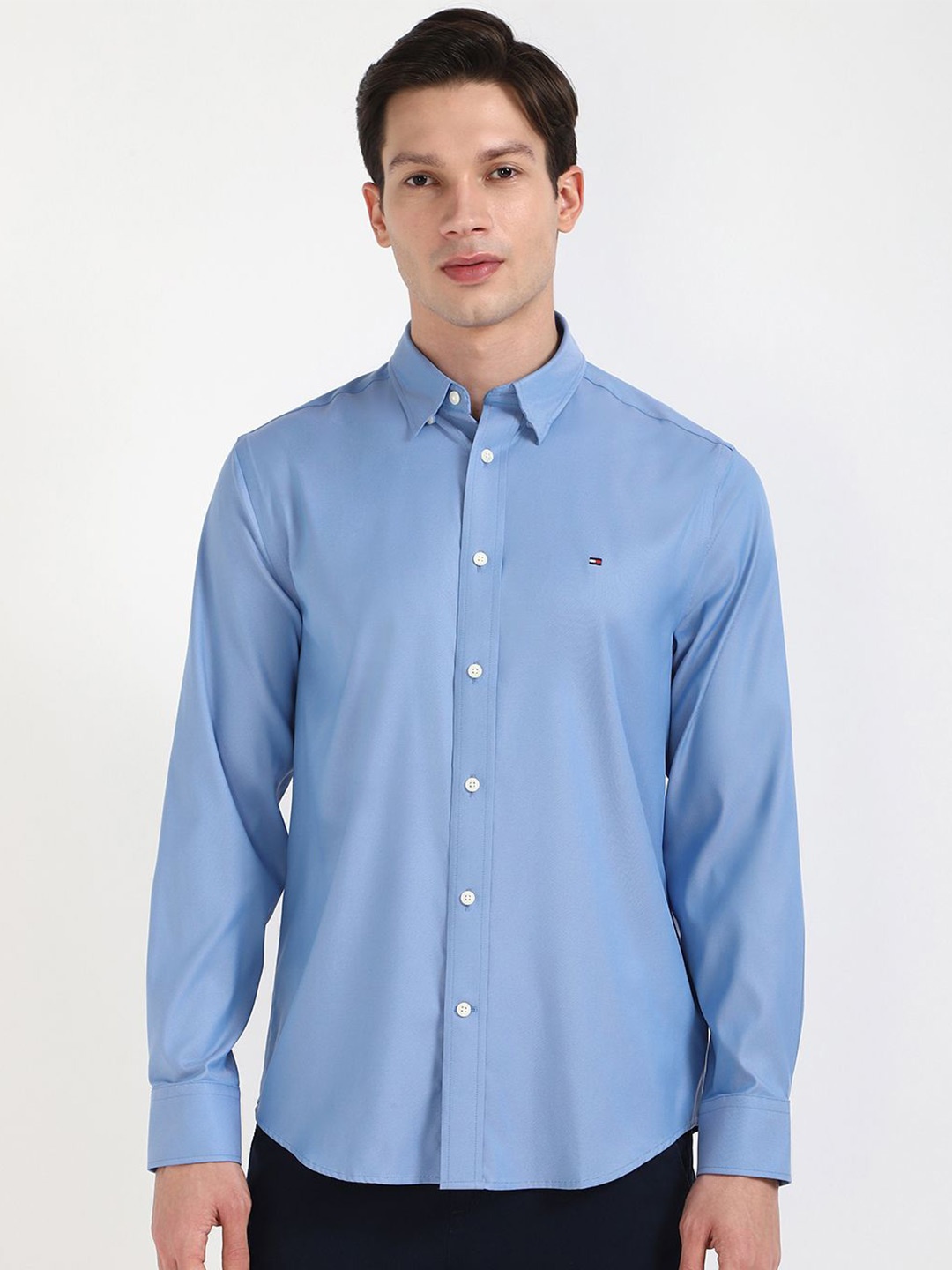 

Tommy Hilfiger Men Relaxed Opaque Casual Shirt, Blue