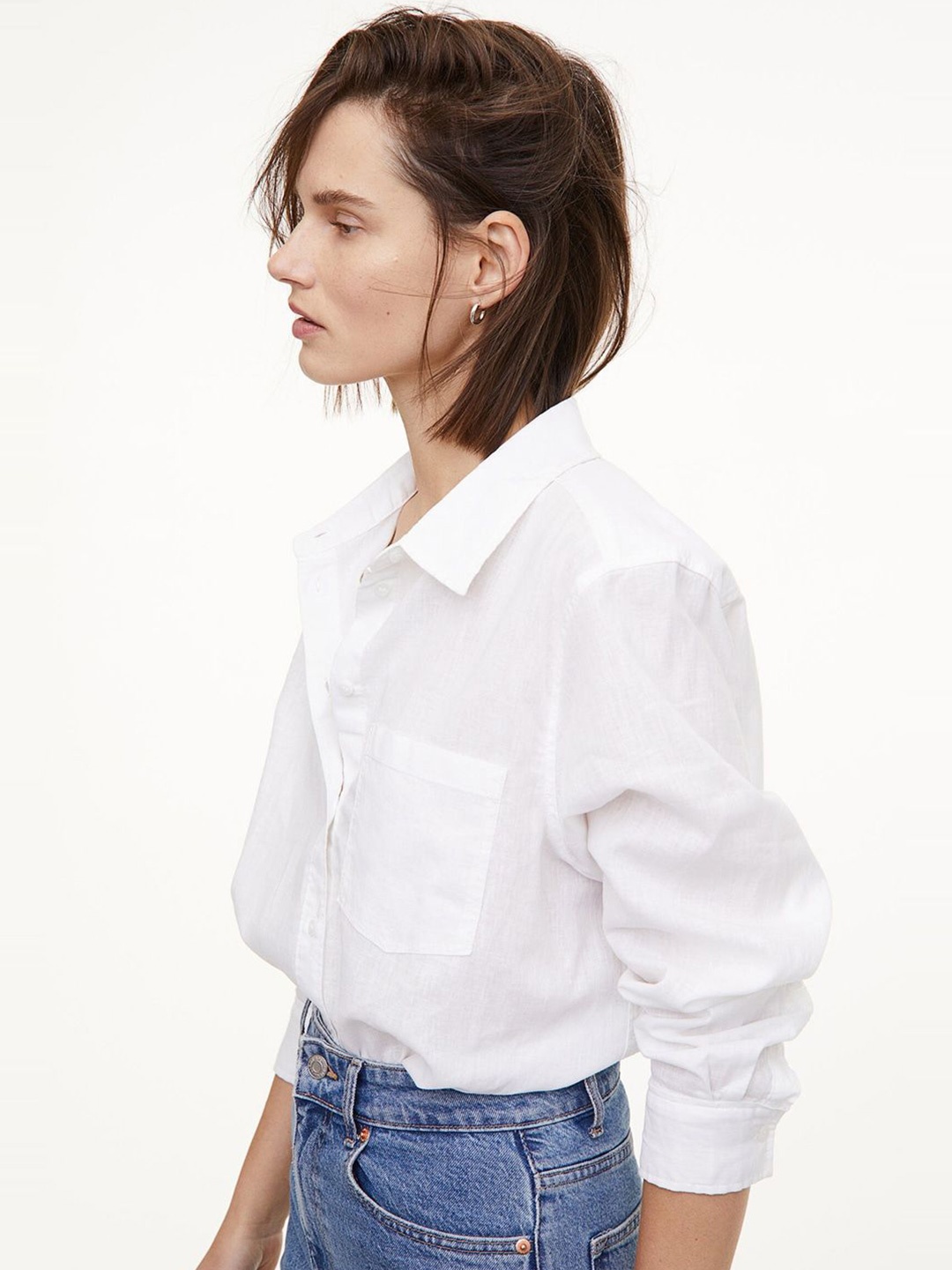 

WHY SO FAB Women Classic Opaque Casual Shirt, White