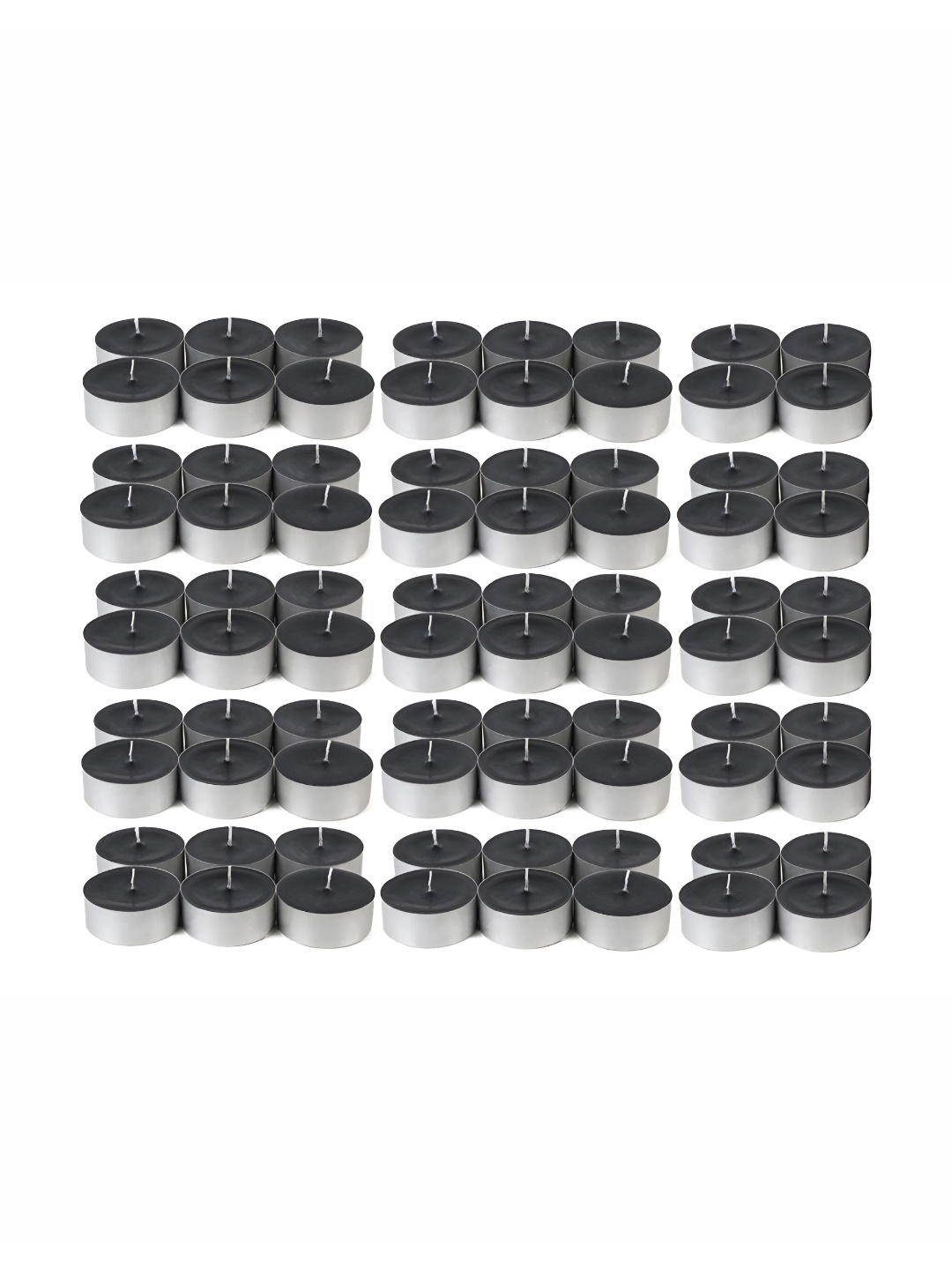 

atorakushon 80 pcs Black Scented Tea Light Candles